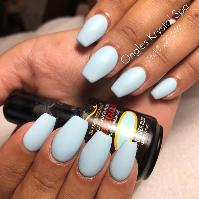 In looovveeee with thiss😍💙 #nailsoftheday #mattenails #nailart #nailsdid #nailsofinstagram #nailstagram #nails2inspire #beautifulnails #blue #bluenails #matte
