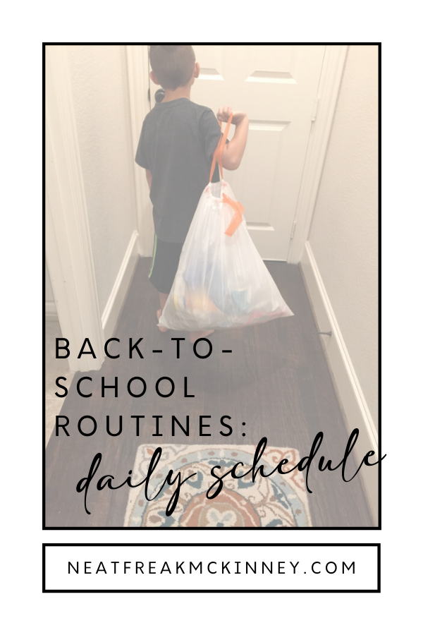daily schedule routines