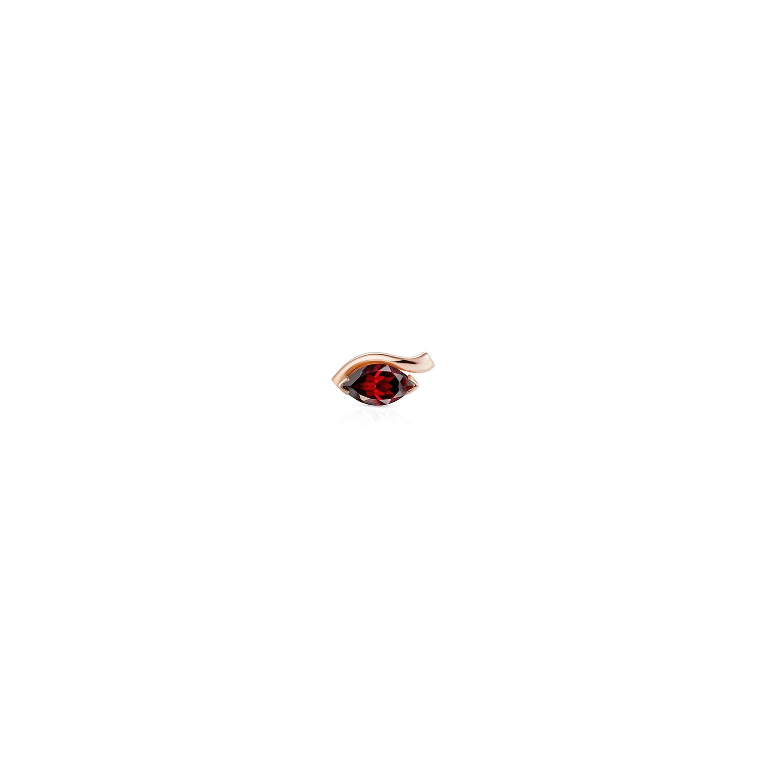 Ruby Stud Small RG Left.jpg