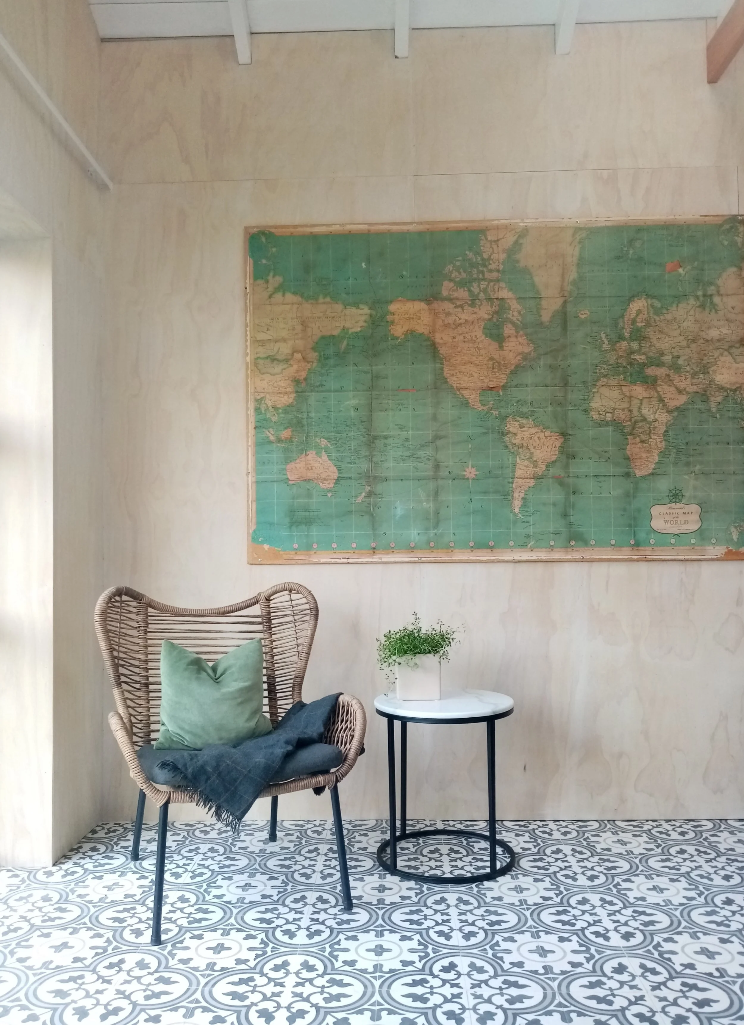 Thornton Studio Encaustic Terrazzo Cement Tile VN-T-01 Studio floor