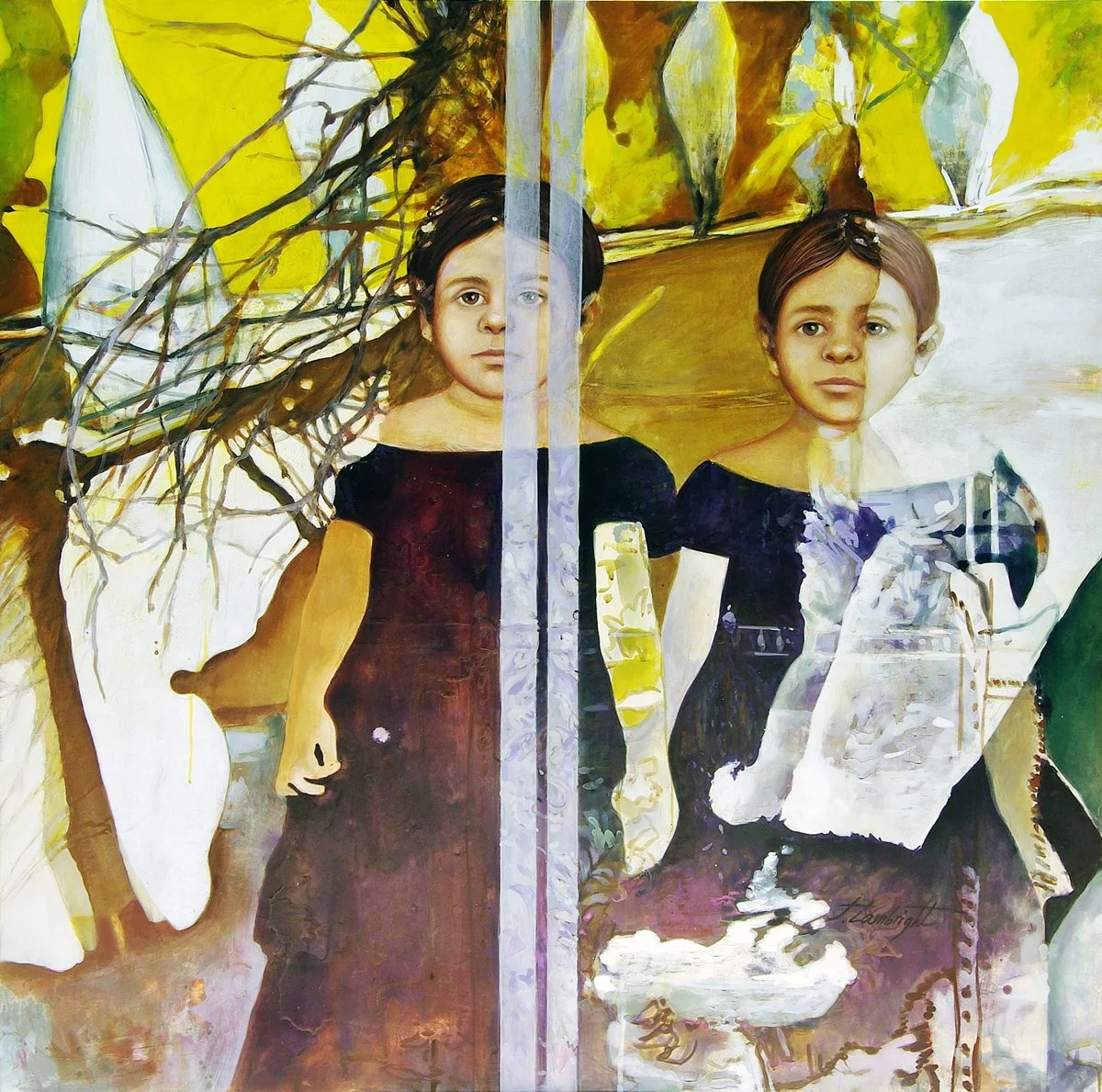 Julia Lambright at Gallery Hozho floral painter egg tempera Russian born