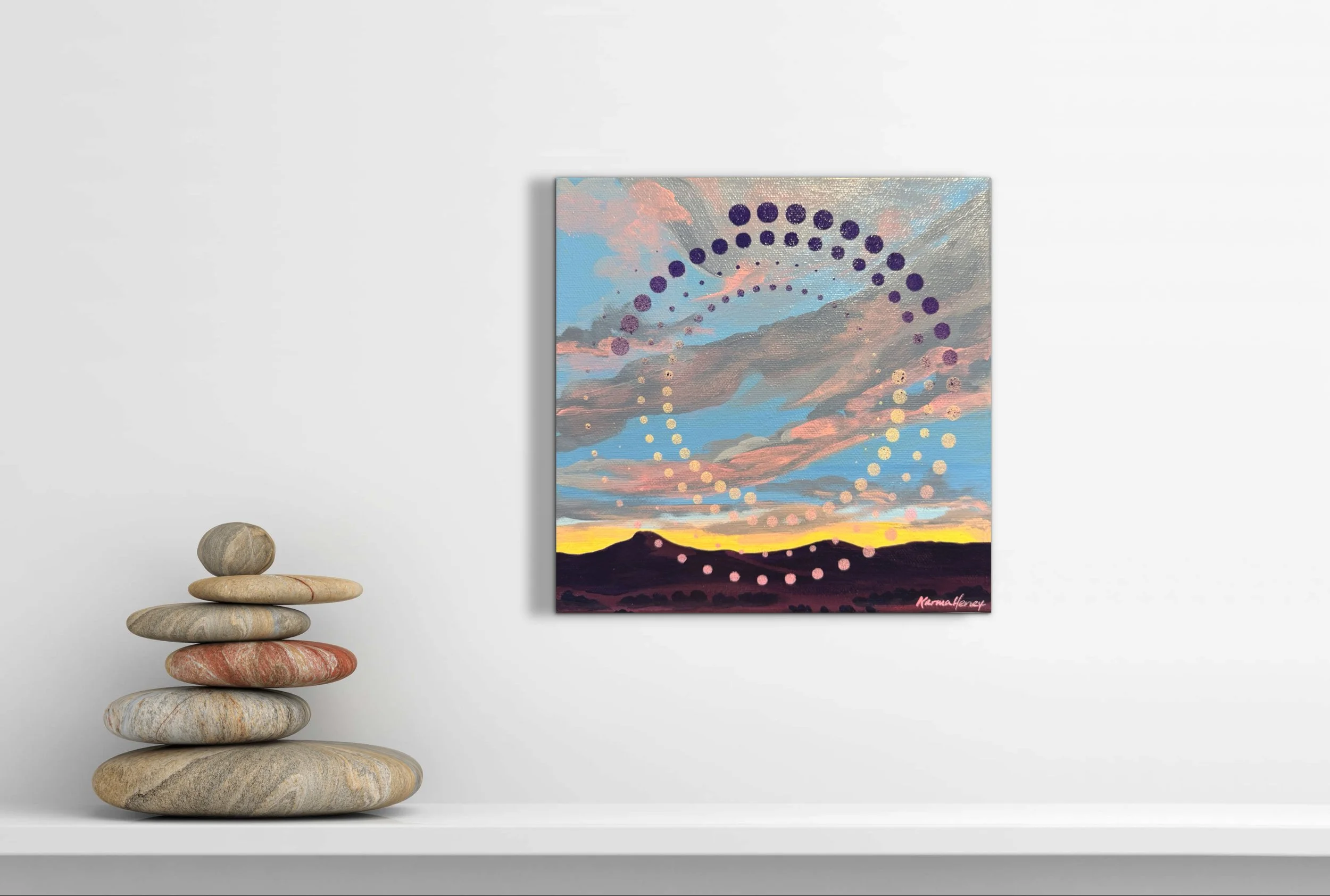 Taagwa-ii nasümudü a-wan-dü-su tu’ihii (We are all a part of everything), Karma Henry, Gallery Hozho, room view.jpg