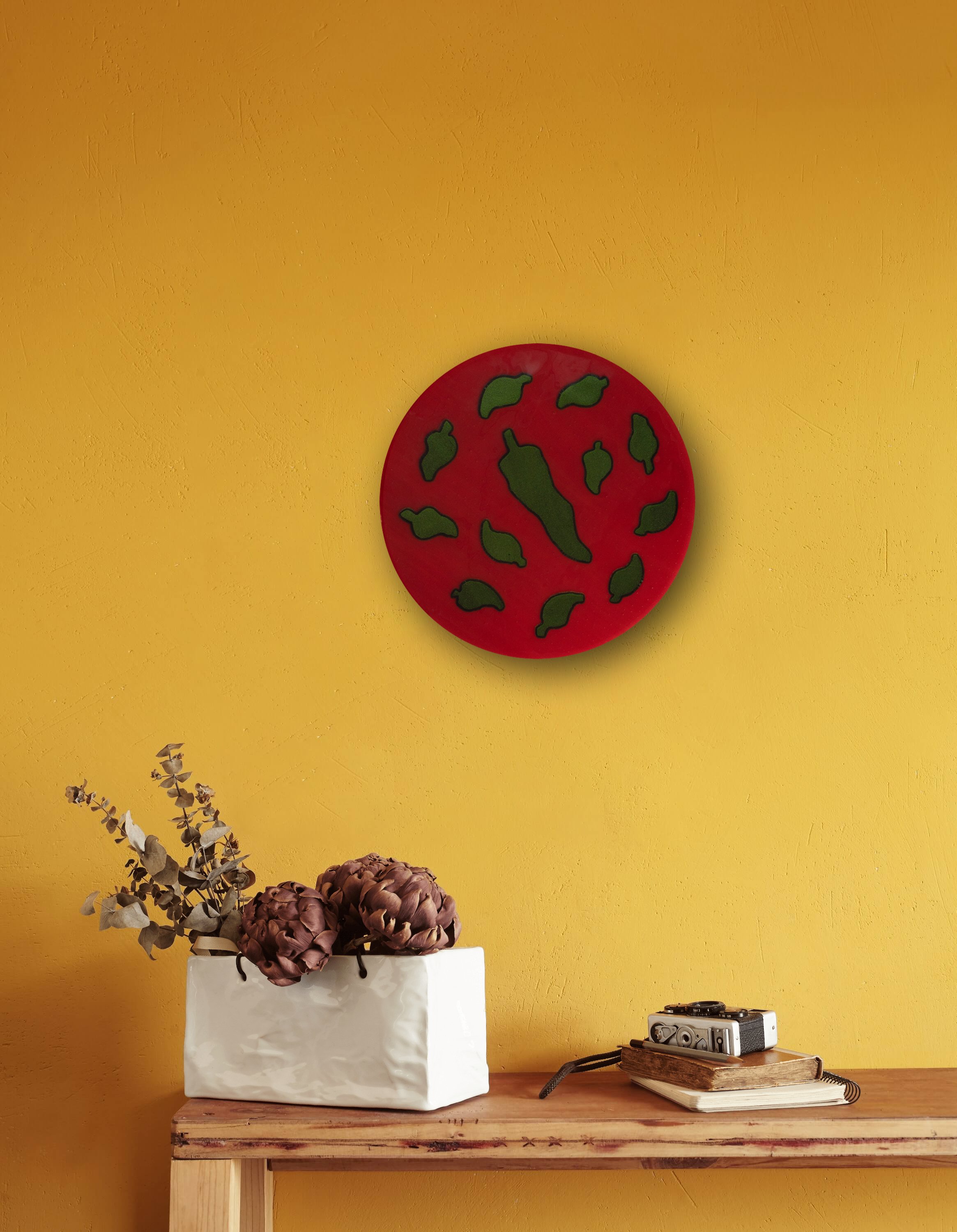 Chile Plate, Russell Frye, Gallery Hozho, room view.jpeg