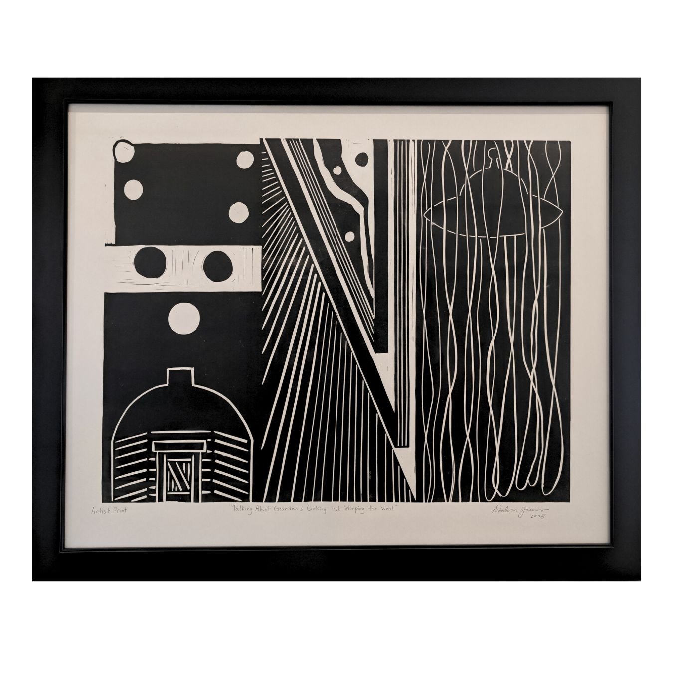 Talking About Grandma's Cooking and Guarding the Wool, Duhon James, Gallery Hozho, square..jpg