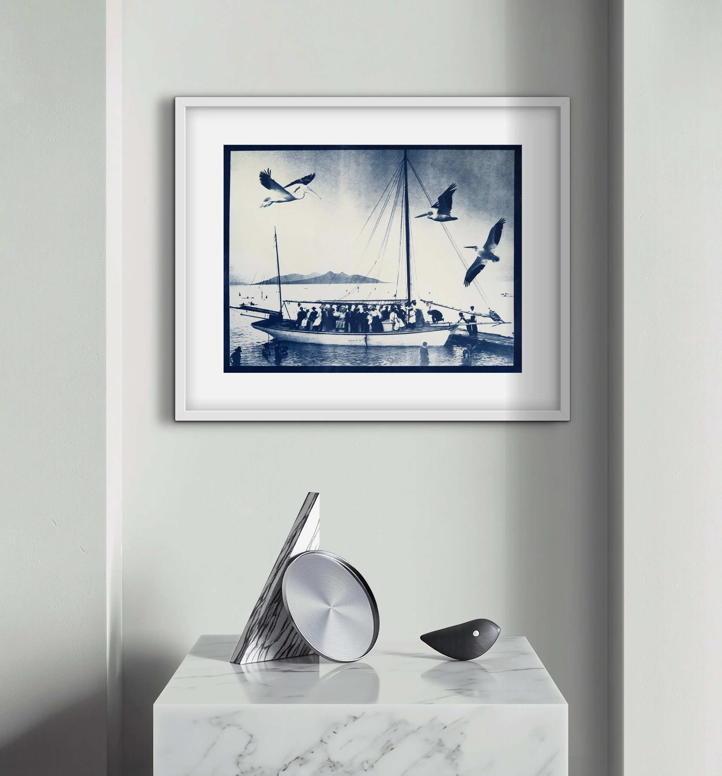 Boat at Saltair, Suzanne Sbarge, Gallery Hozho, room view.jpg