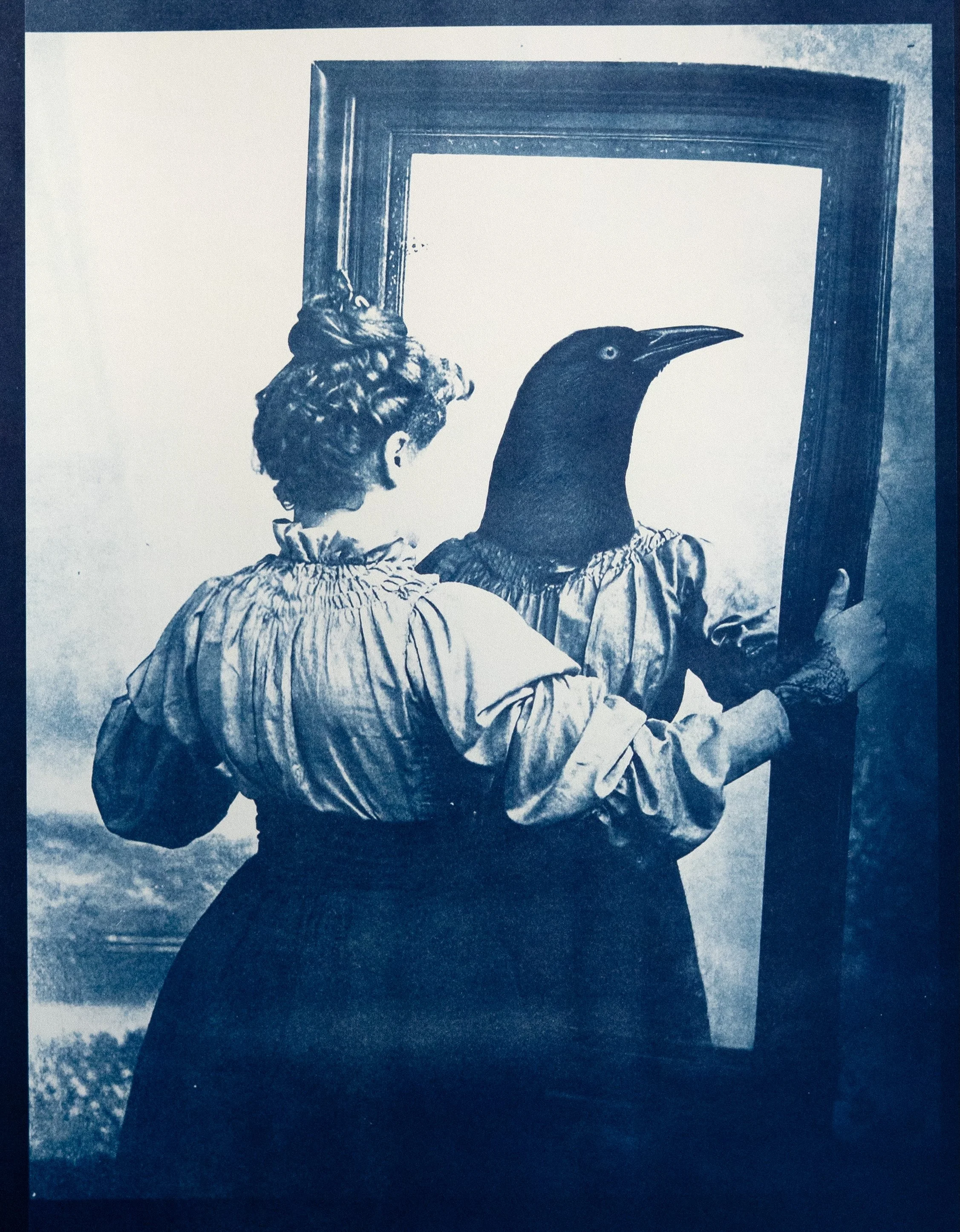 Woman in the Mirror Blackbird, Suzanne Sbarge, Gallery Hozho.jpeg