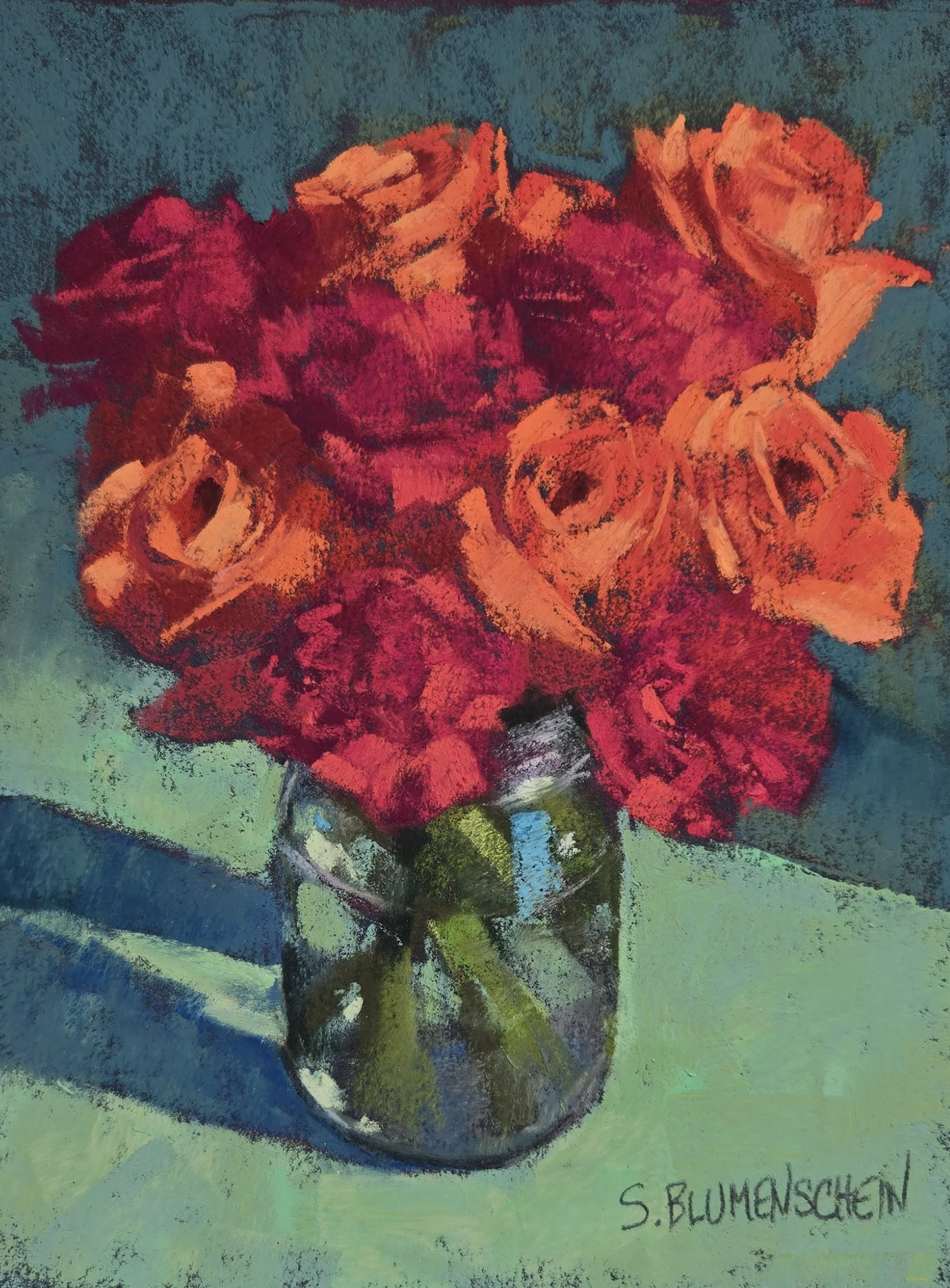 2025-12-03 Fuchsia and Orange Bouquet 8x6 Uart 320.jpg (Copy)