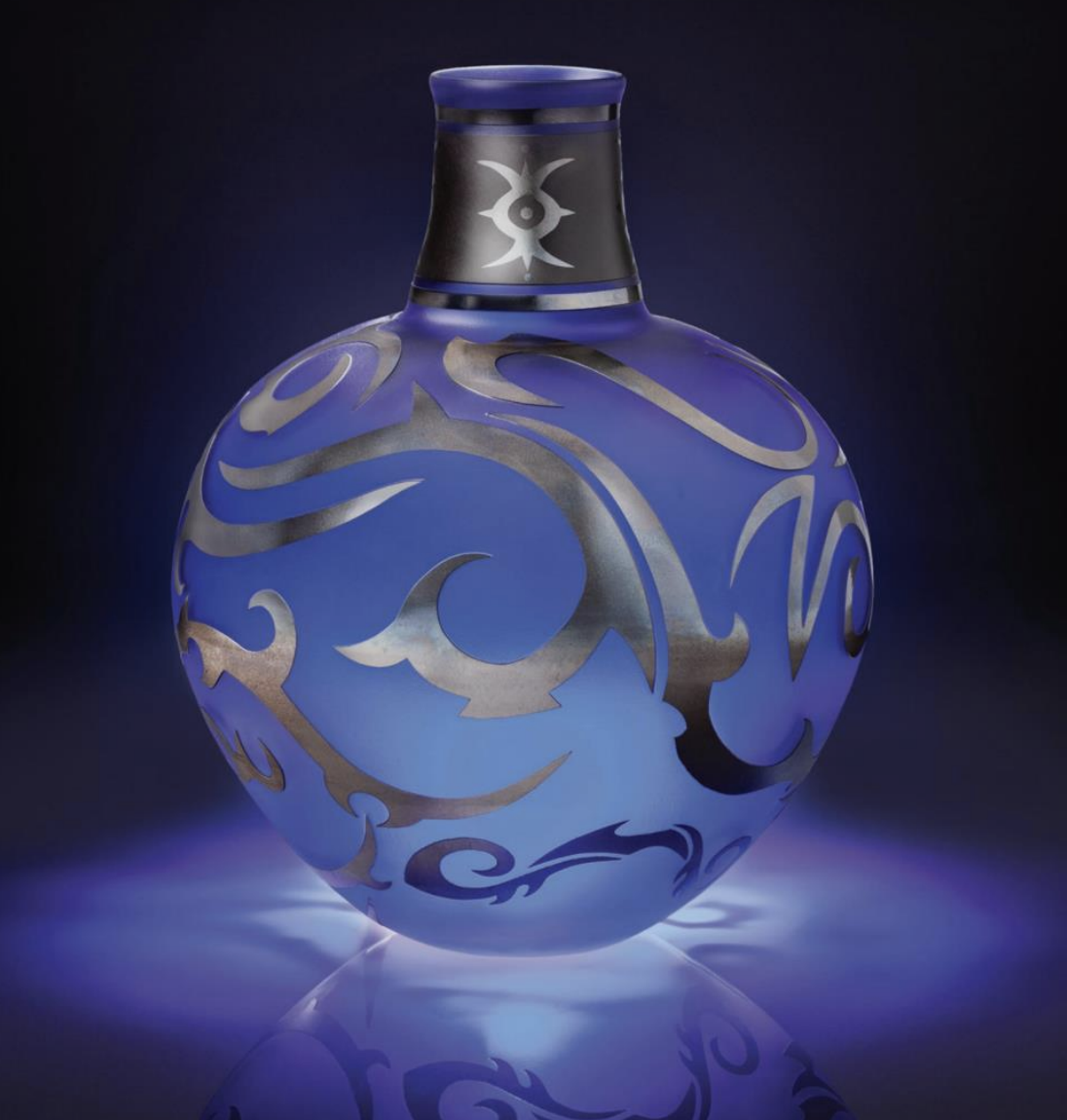 Hand blown glass jar from Prairie Dog Glass