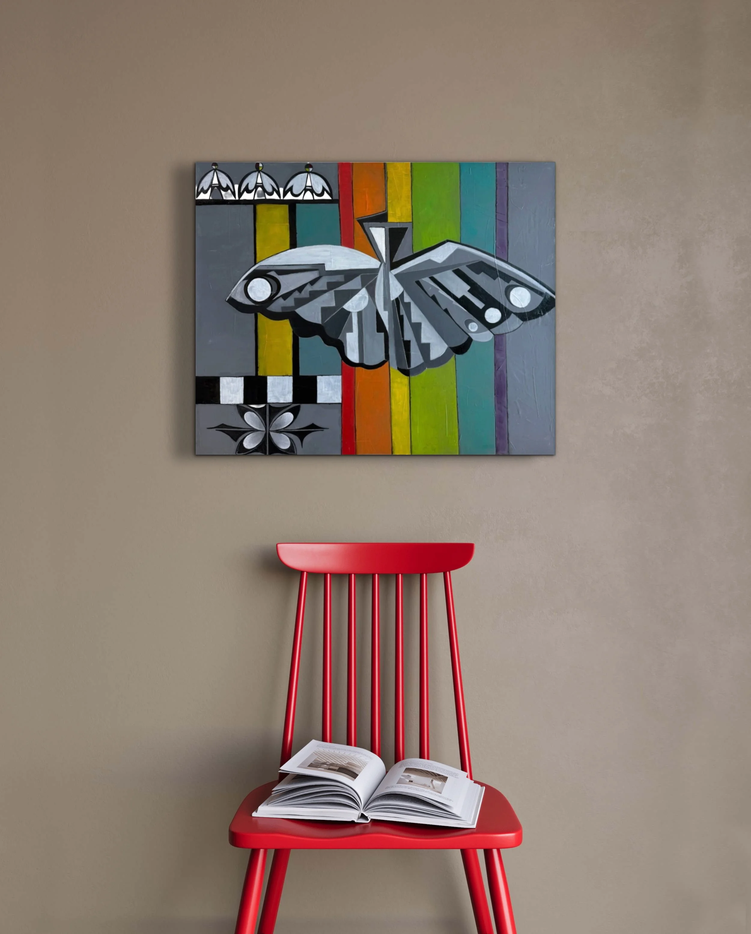 La Refracción, Kelly C. Frye, Gallery Hozho, Room View .jpg