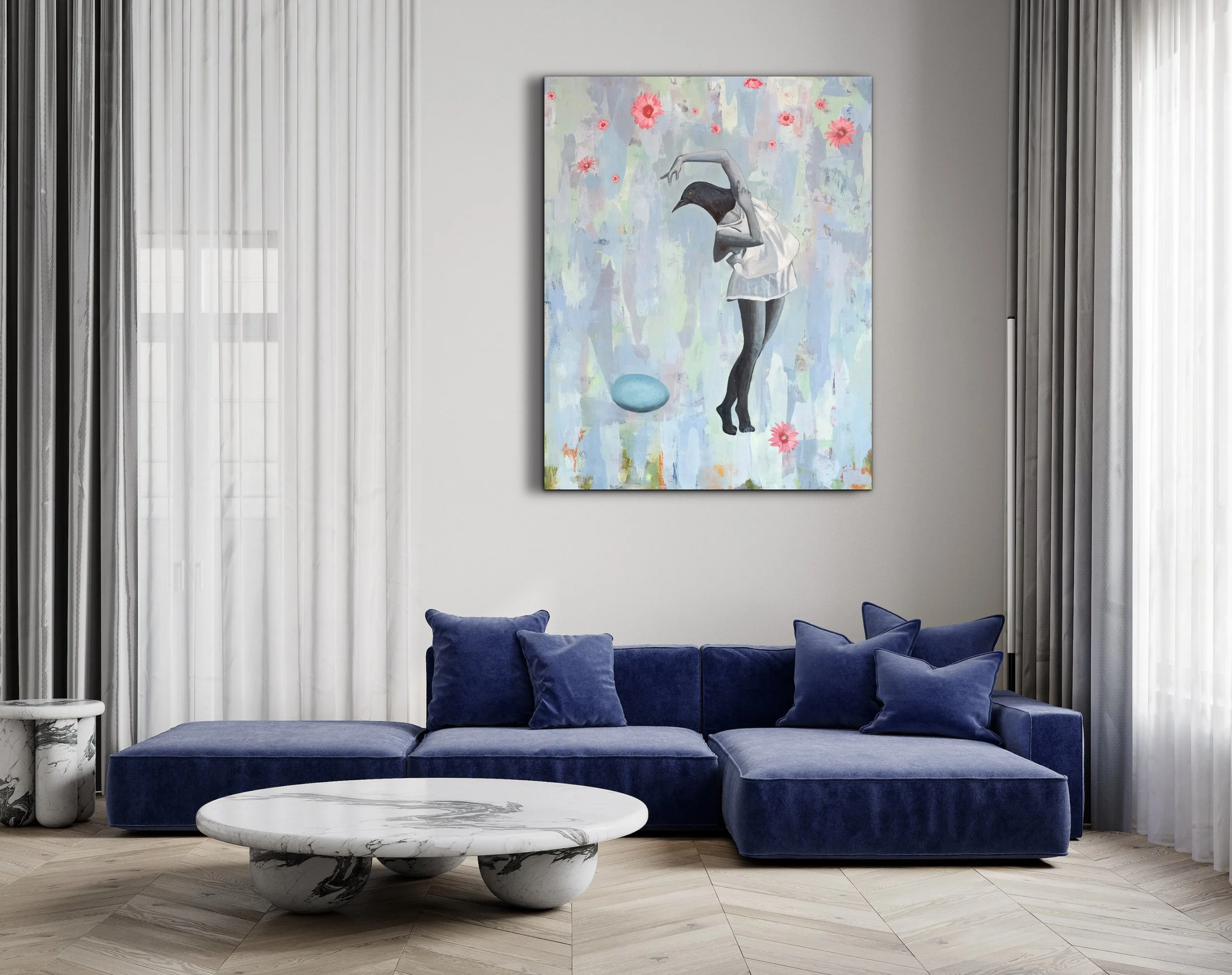 Dancing Bird, Suzanne Sbarge, Gallery Hozho, room view.jpg