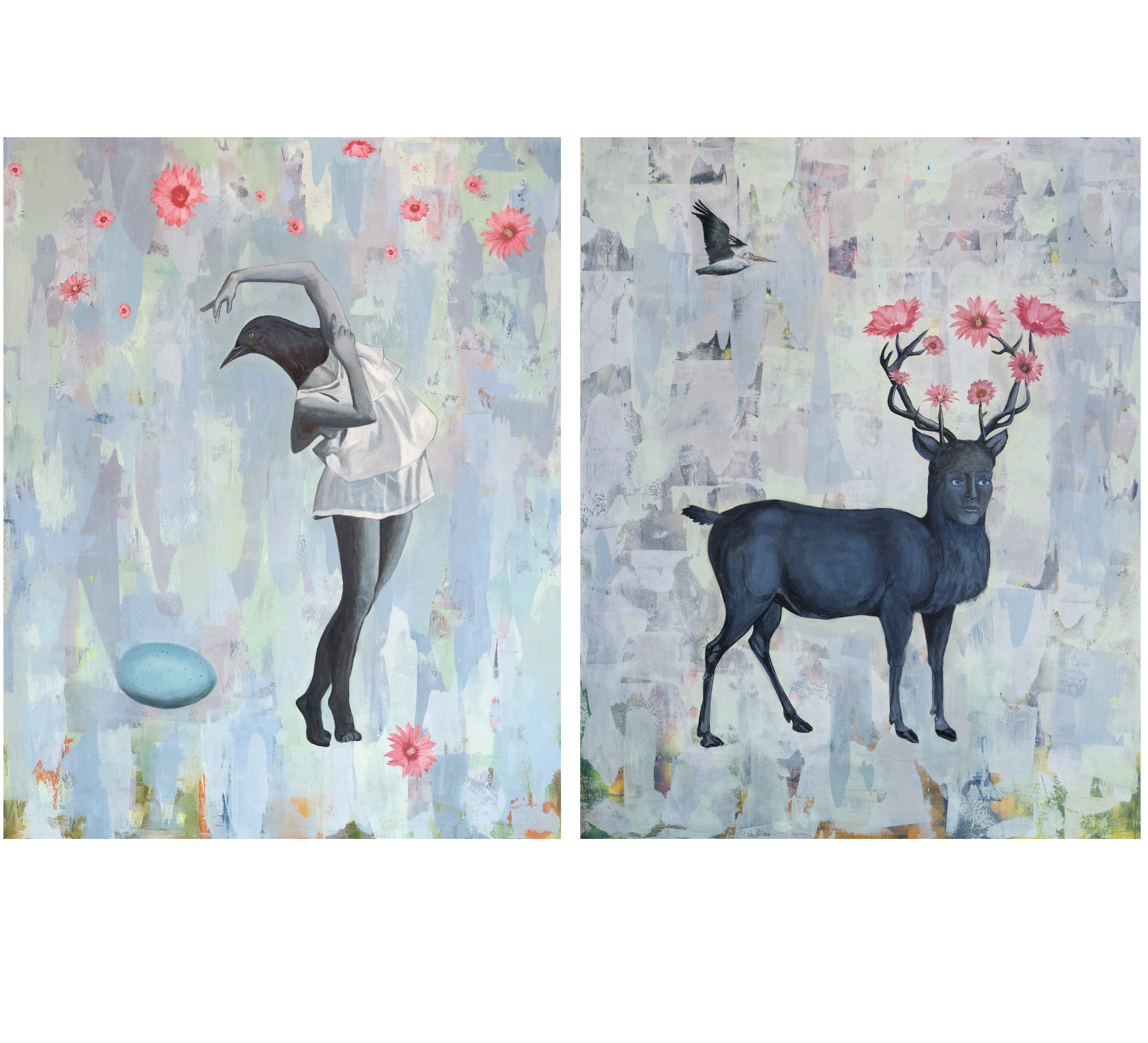Suzanne Sbarge, Dancing Bird and Blossoming Deer