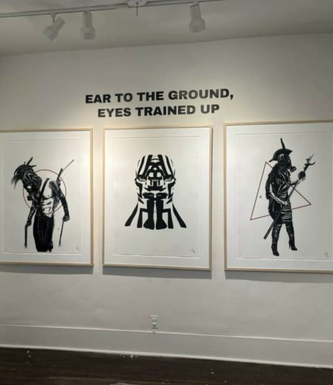 Virgil Ortiz lithographs from Gallery Hozho from ReVOlt 1680/2180