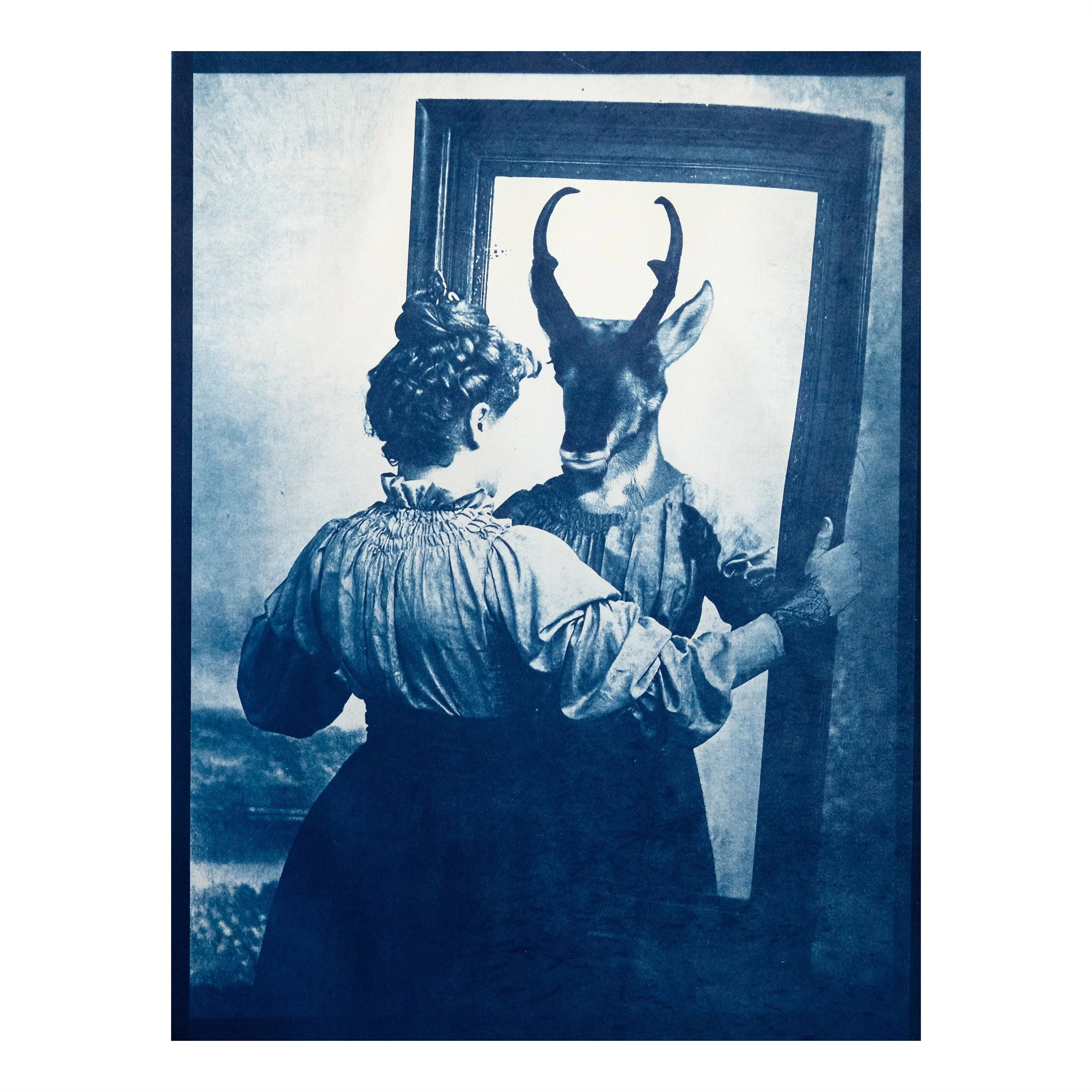 Woman in the Mirror Antelope, Suzanne Sbarge, Gallery Hozho, squared.jpg