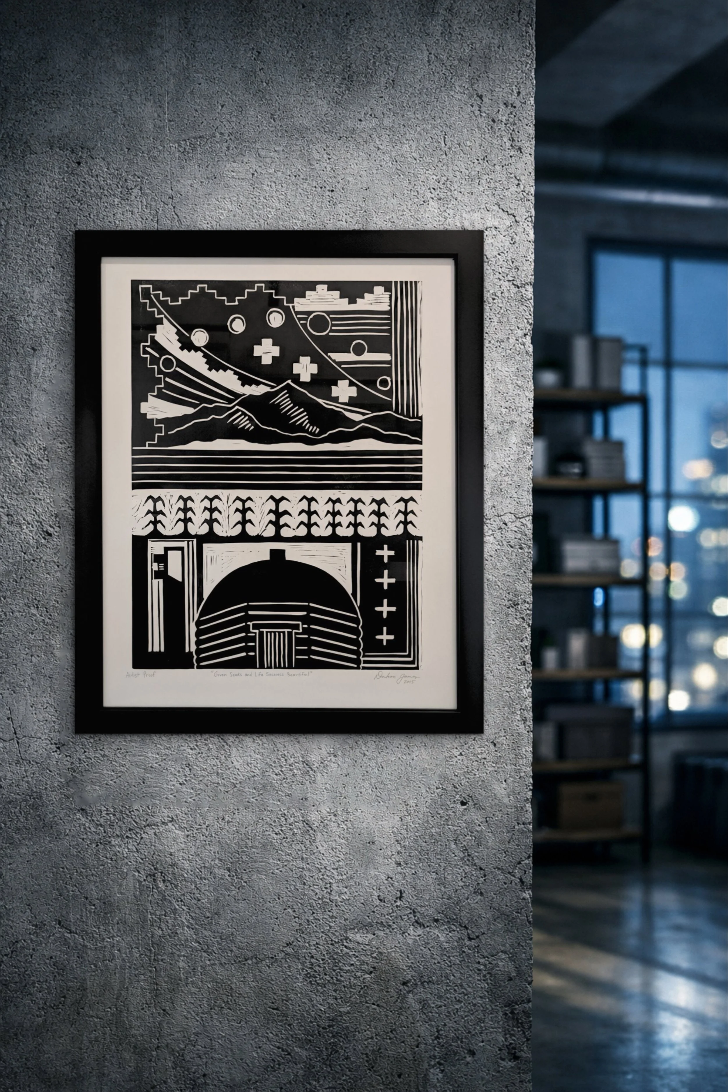 Given Seeds and Life Becomes Beautiful, Duhon James, Gallery Hozho, Room View.jpg