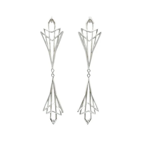 Adrian Standing Elk Pinnecoose, Pendentive Earrings — Gallery Hózhó