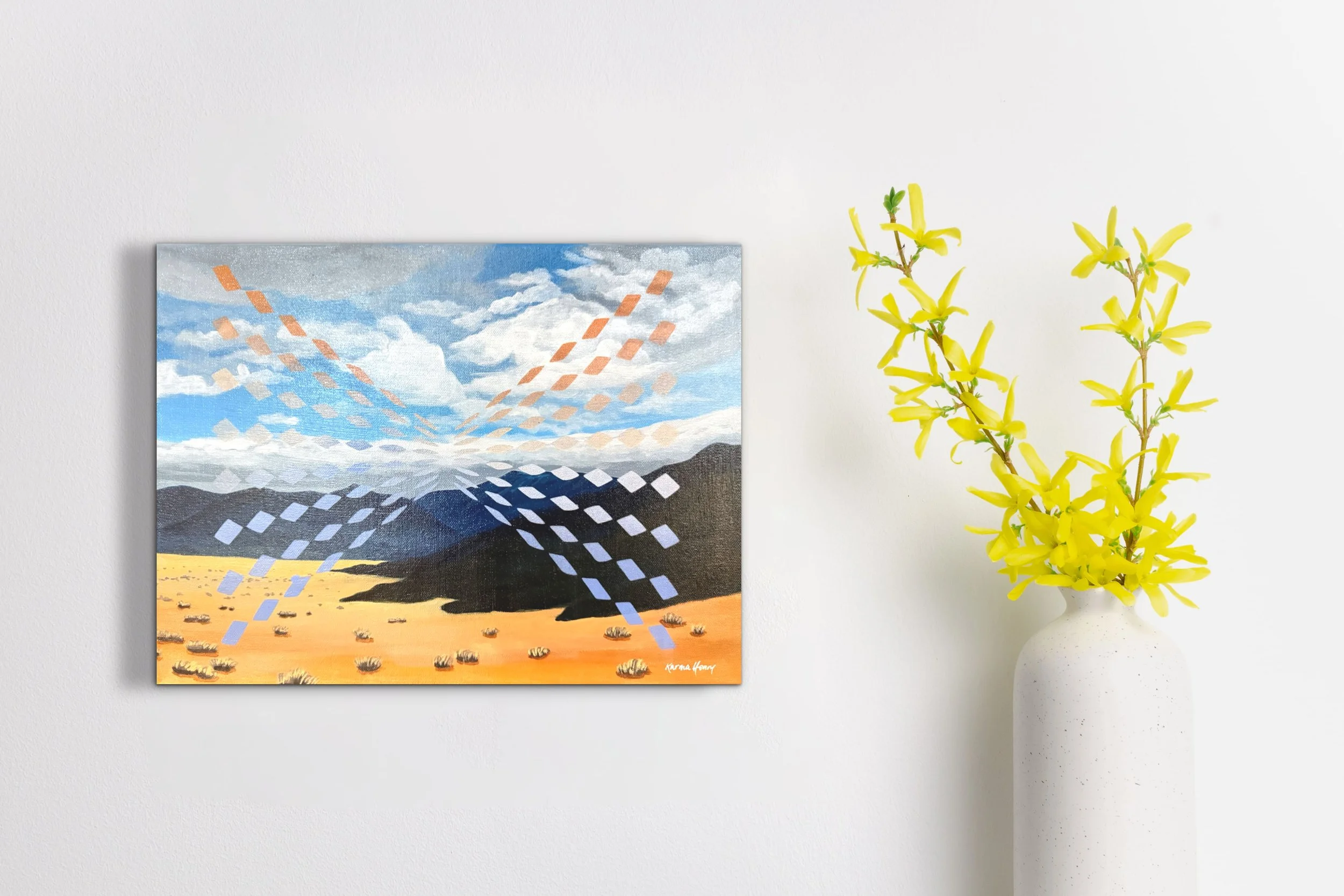 Tei poyo tapono-wei pinasu (Our path will meet again), Karma Henry, Gallery Hozho, room view.jpg