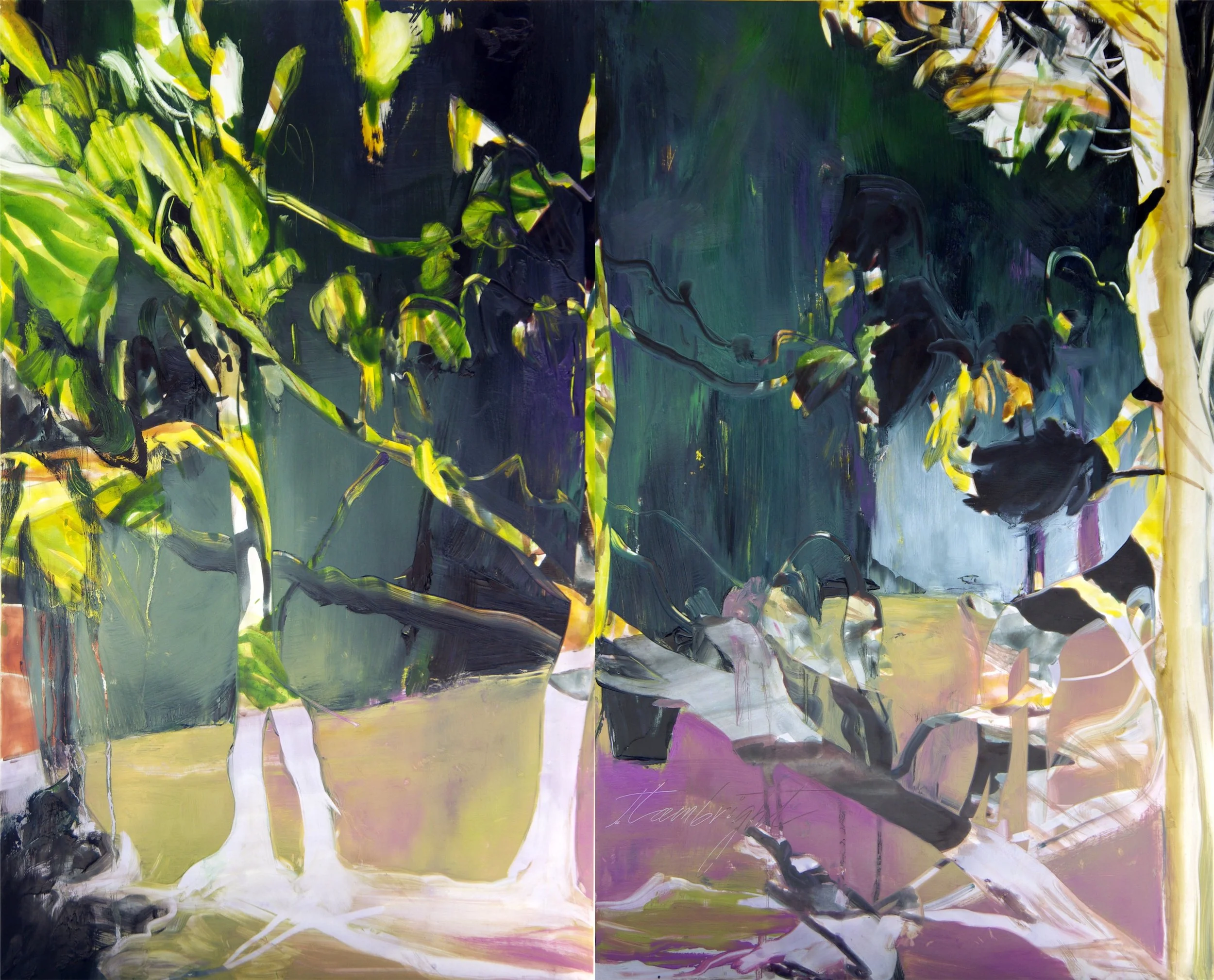 Julia Lambright at Gallery Hozho floral painter egg tempera Russian born
