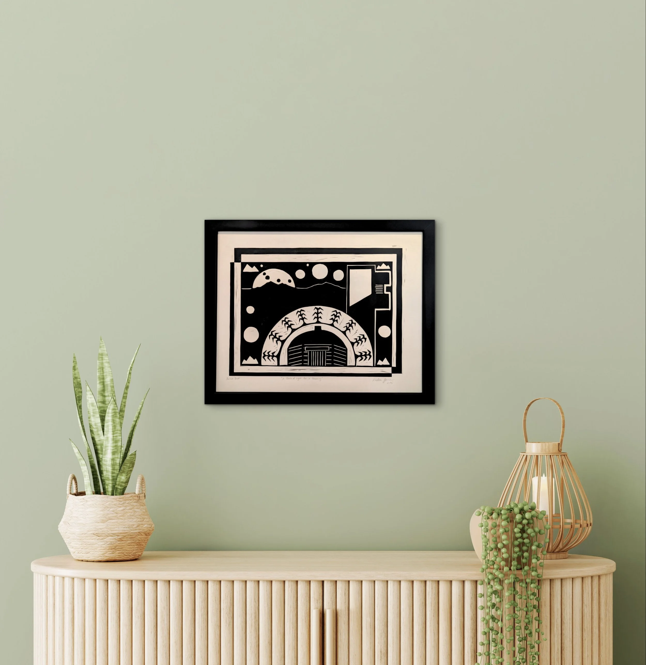 A Touch of Light for a Blessings, Duhon James, Gallery Hozho, Room View.jpg