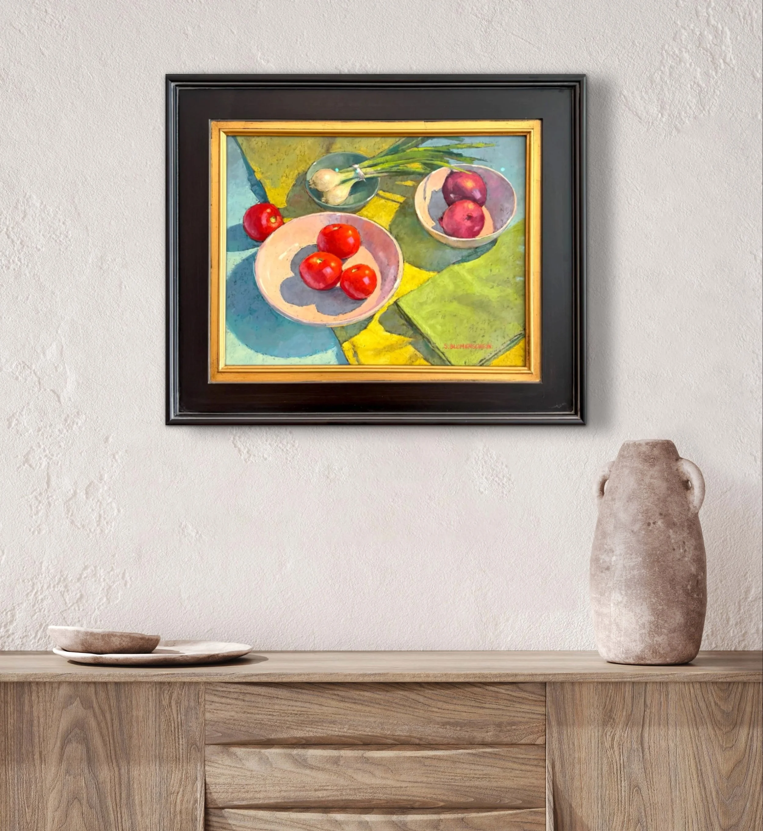 Tomatoes and Onions, Sarah Blumenschein (dpi 72) Gallery Hozho, Room View.jpg
