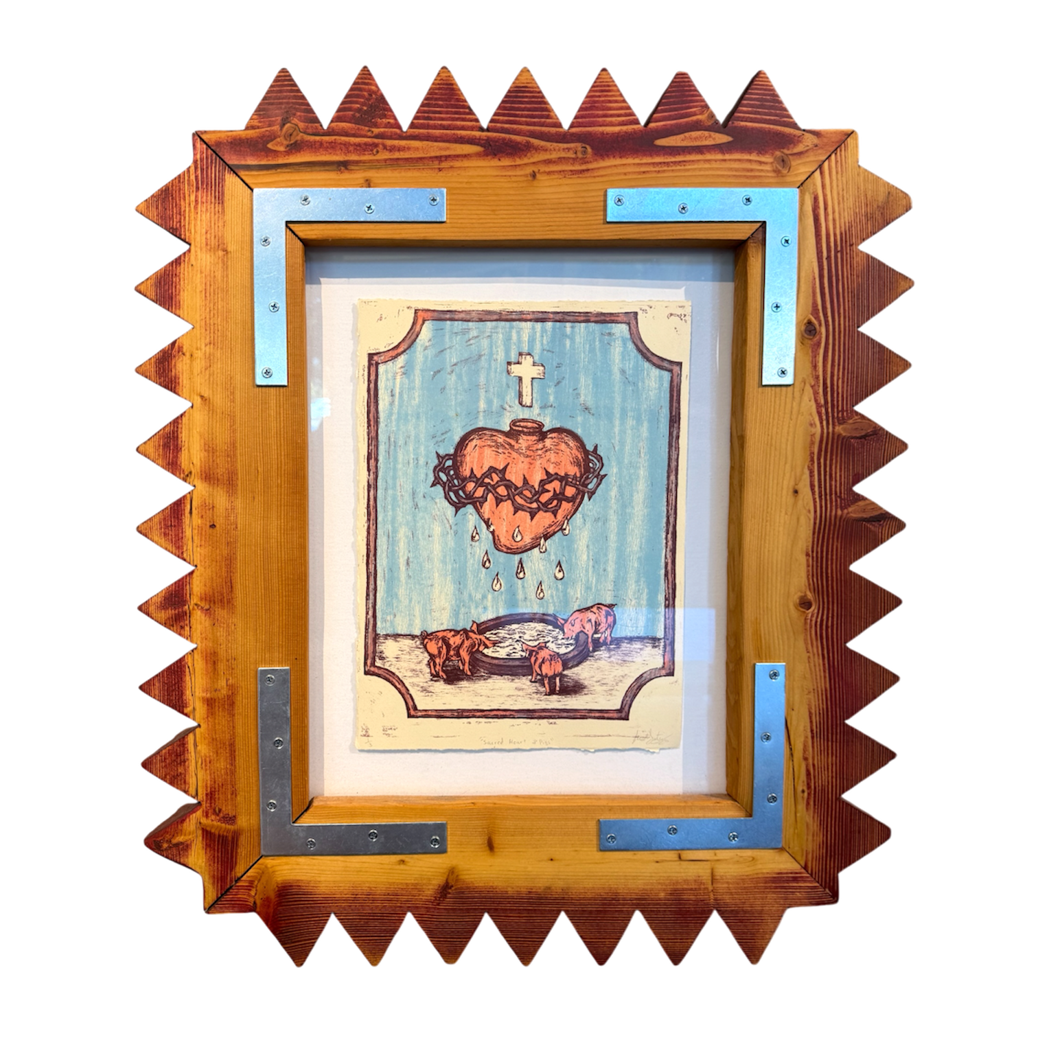 Jacob Gutierrez, Sacred Heart and Pigs