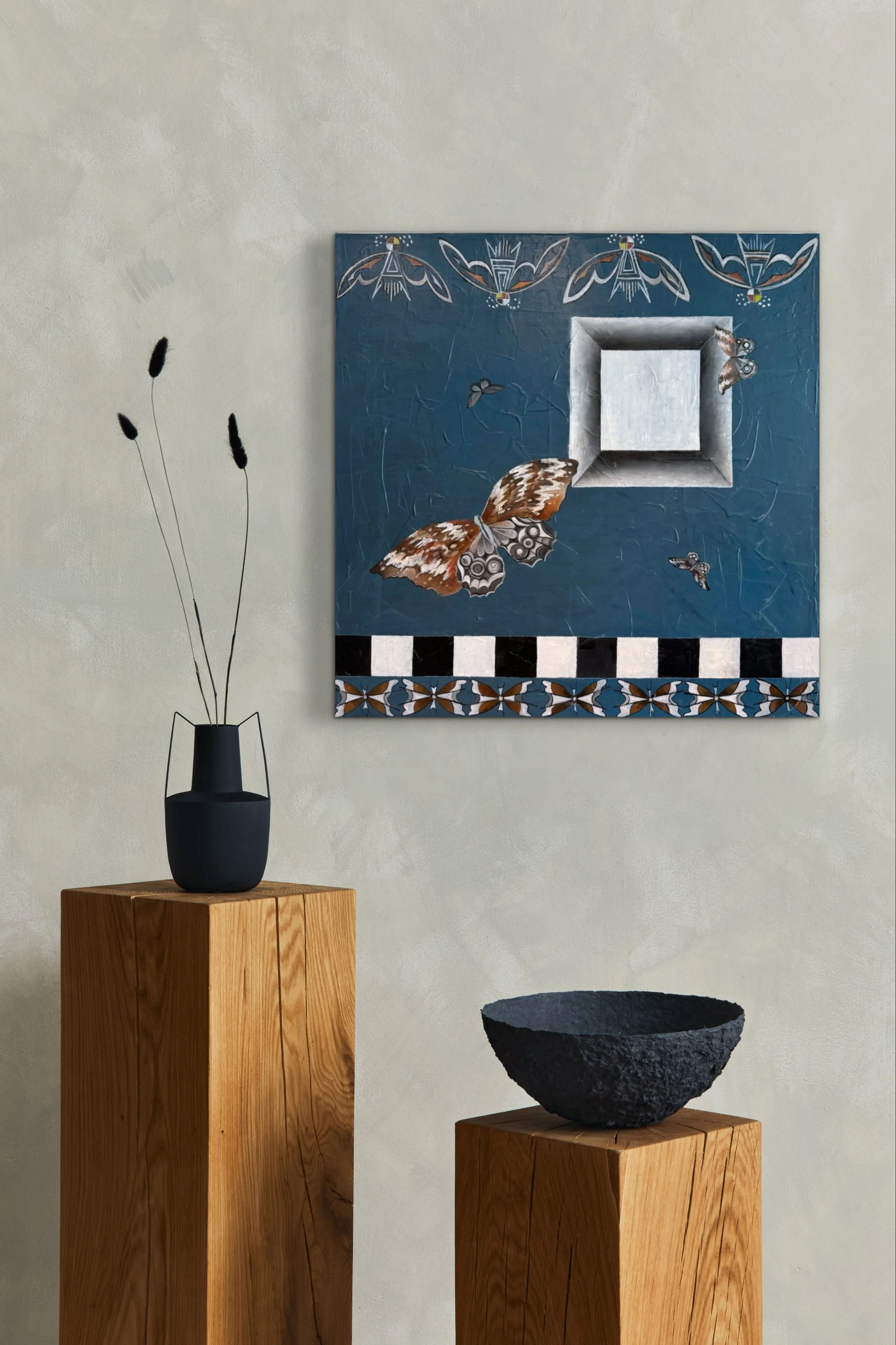 Los Mensajes, Kelly C. Frye, Gallery Hozho, Room View.jpg