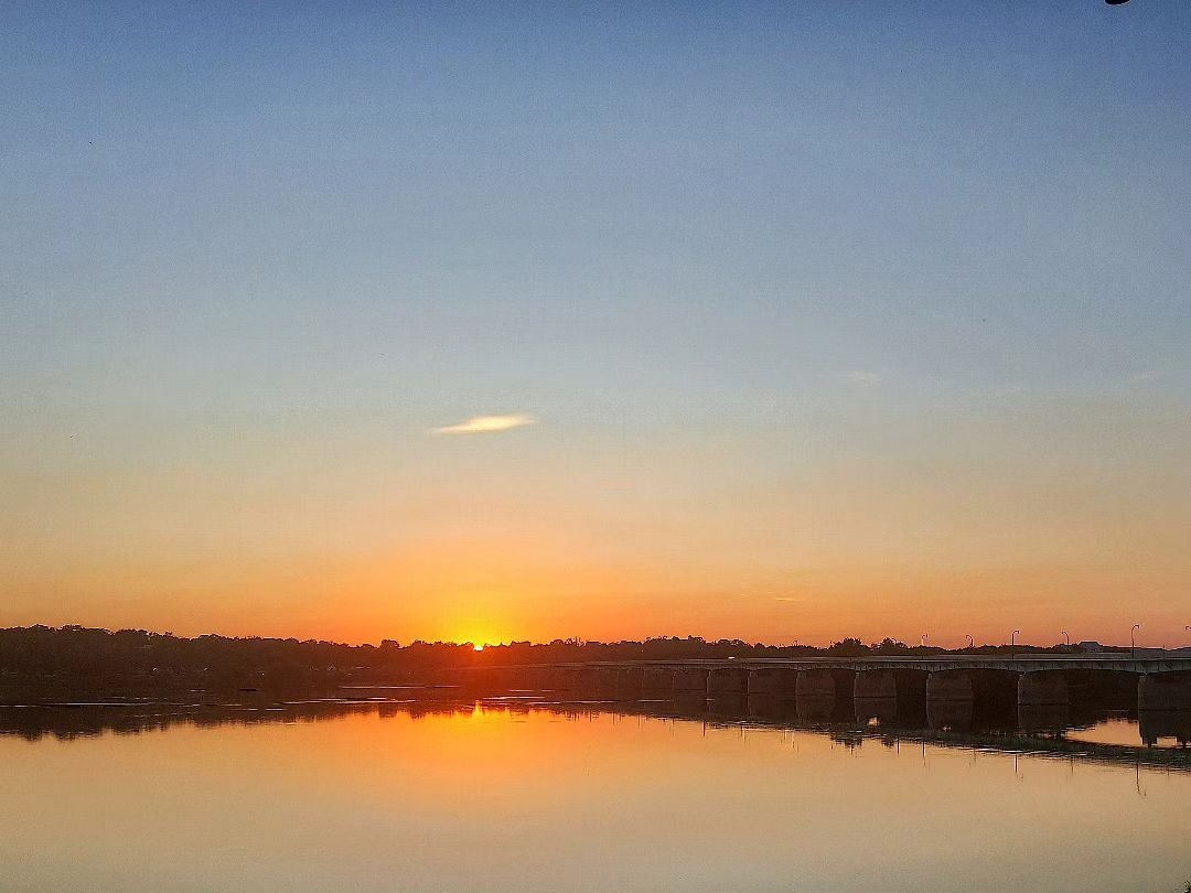 Sunset over the Susquehanna River