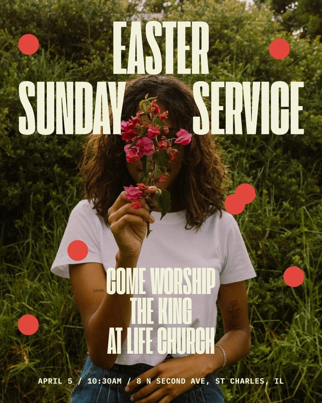 You&rsquo;re invited to celebrate Easter with us at Life Church St. Charles! There is nothing quite like the joy of coming together to honor the hope, the sacrifice, and the victory of our Savior.

Join us this Sunday, April 5th, at 10:30am to worshi