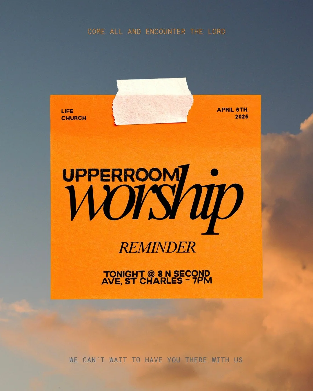 Tonight is UPPERROOM! 7PM @ 8 N Second Ave, St. Charles. 

We welcome all to a night of beautiful worship and an encounter of His sweet presence. Join us.

 #upperroom #seekjesus #lifechurchstc