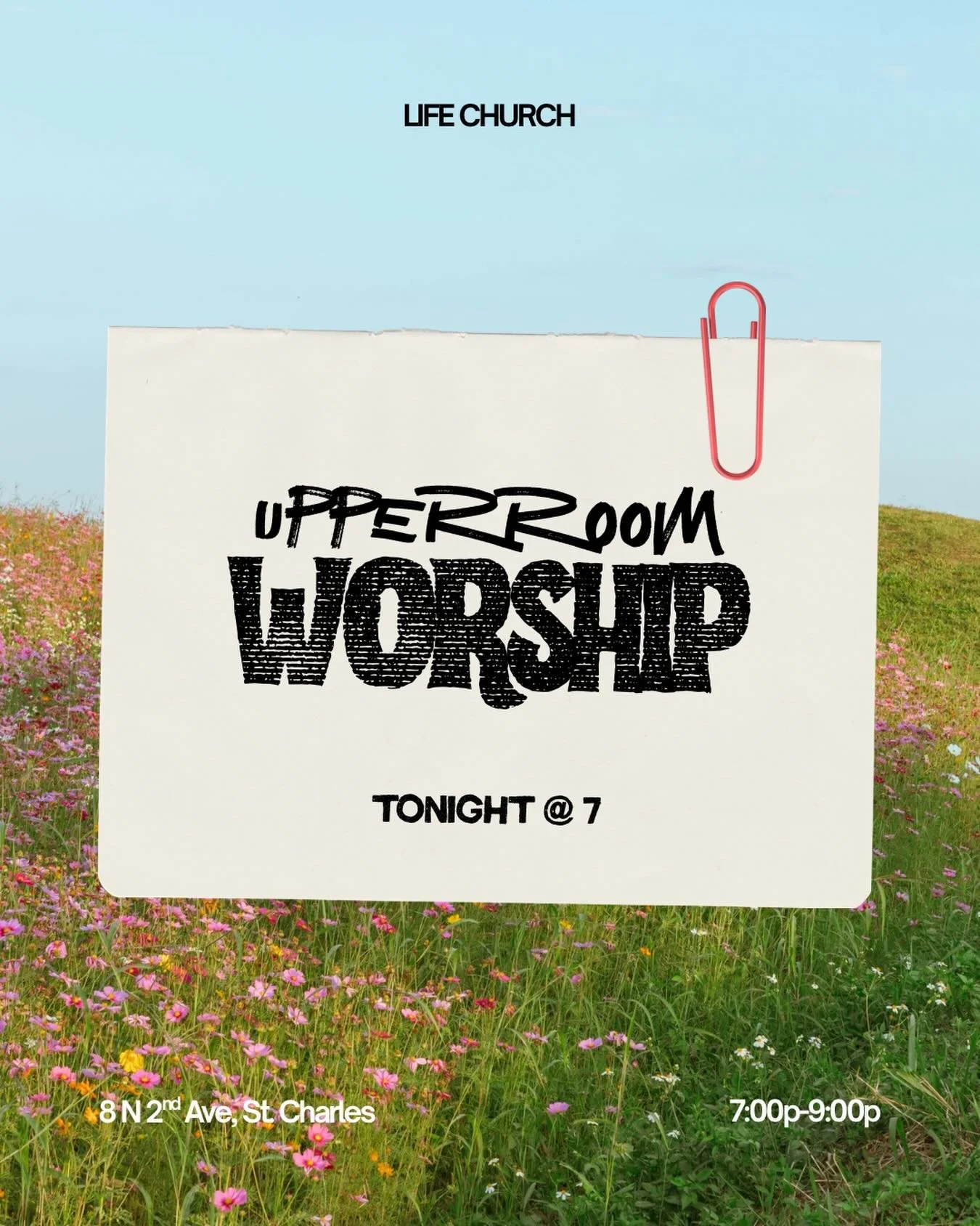 Tonight we invite you to come dwell in His presence with us. Upperroom @ 7pm. Main Auditorium. 

Come. Taste and see that He is good. 🙌🏼