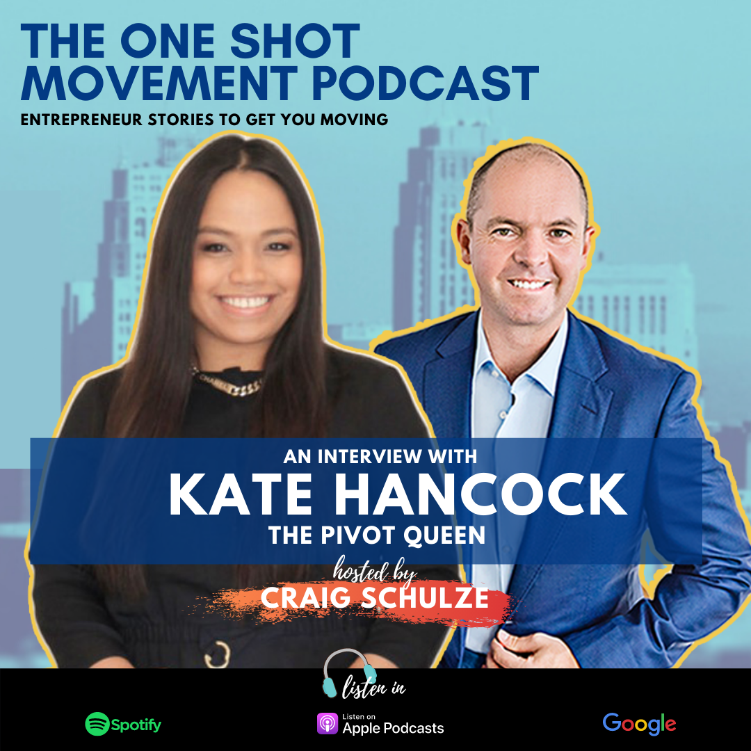 Interview with Kate Hancock - The Pivot Queen, Clubhouse Host and Serial Entrepreneur