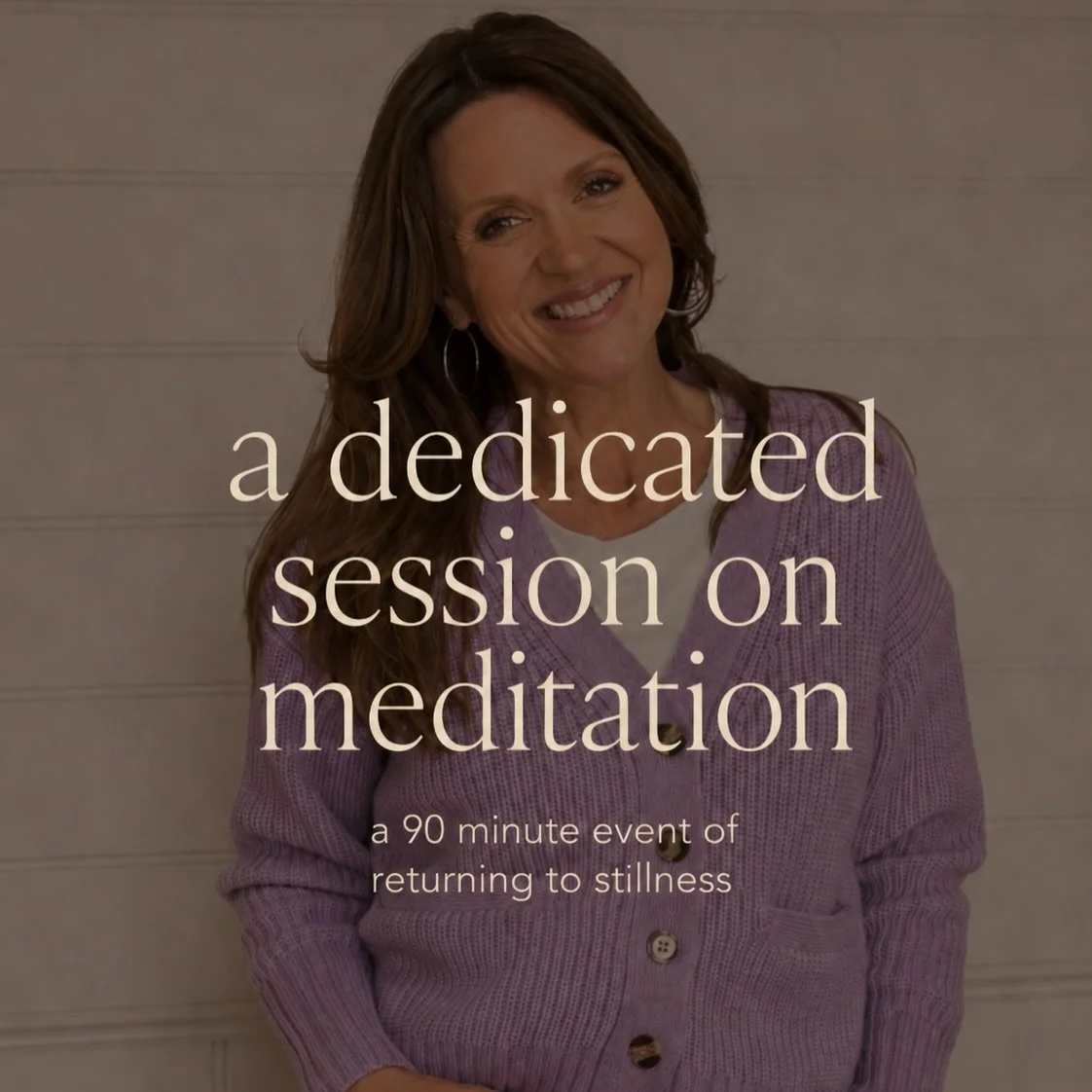 An Evening In Meditation 🧘&zwj;♀️ 

With @tracybradley_facevalue 🤍

Tracy is a qualified meditation and mindfulness teacher with over 35 years of experience in the health and wellness industry.

Her career spans a variety of coaching and leadership