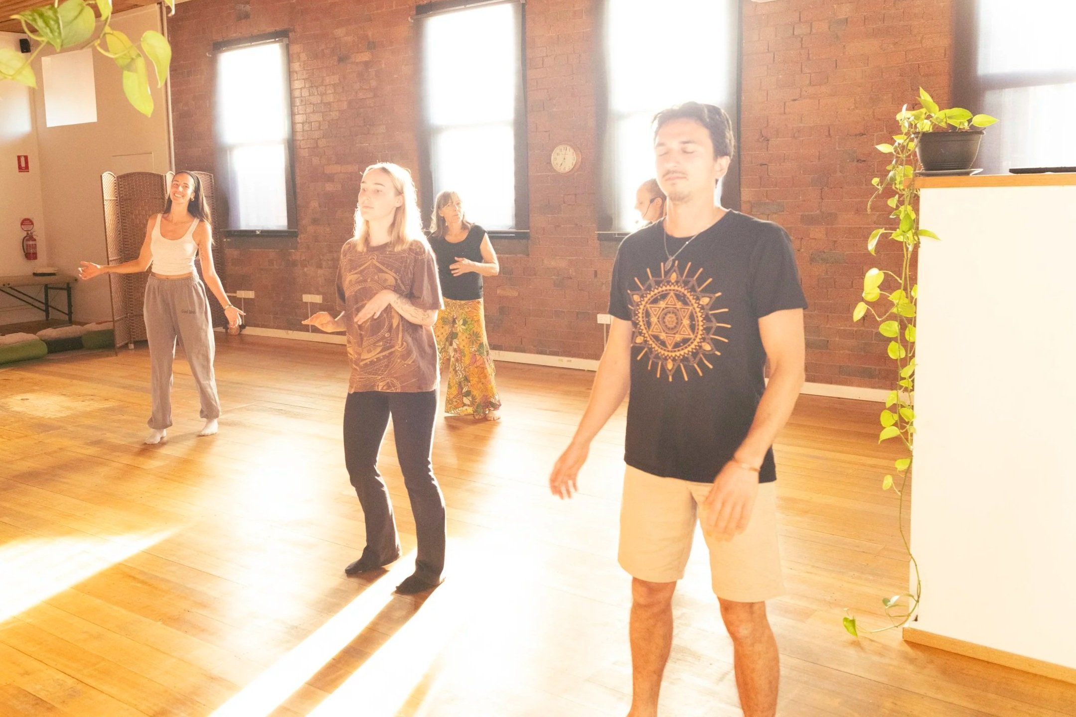 Soul Movement embodied dance class integrating breath, rhythm and freestyle movement for release and reconnection with molly rose.