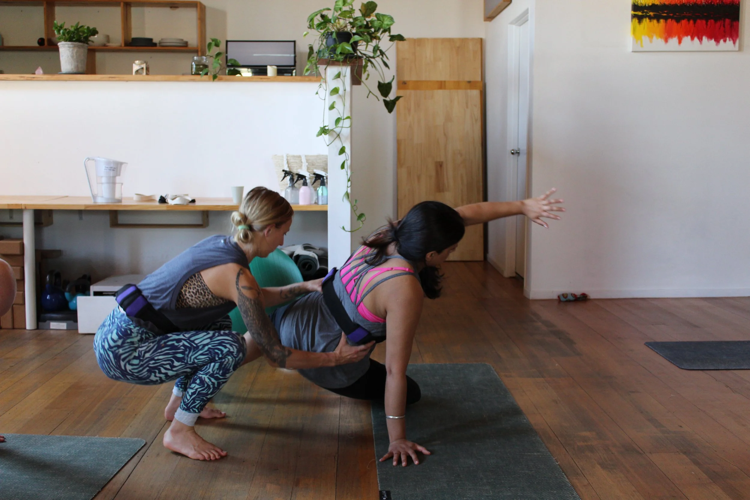 Molly Rose Personal Trainer Movement Therapist at Lionheart Collingwood teaching DNS