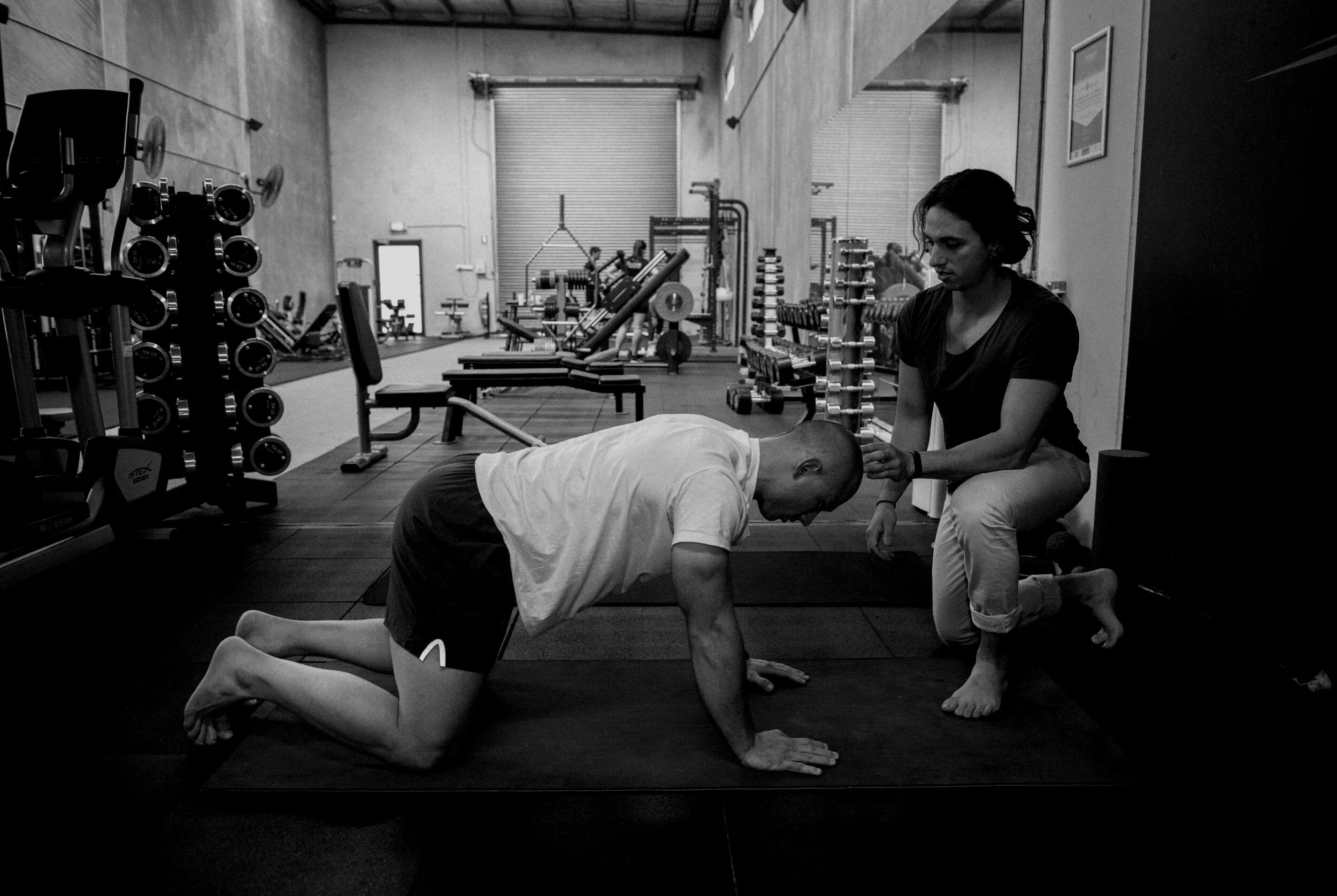 Personal training session at Lionheart Integrative Therapies integrating strength, mobility, and conscious movement coaching.