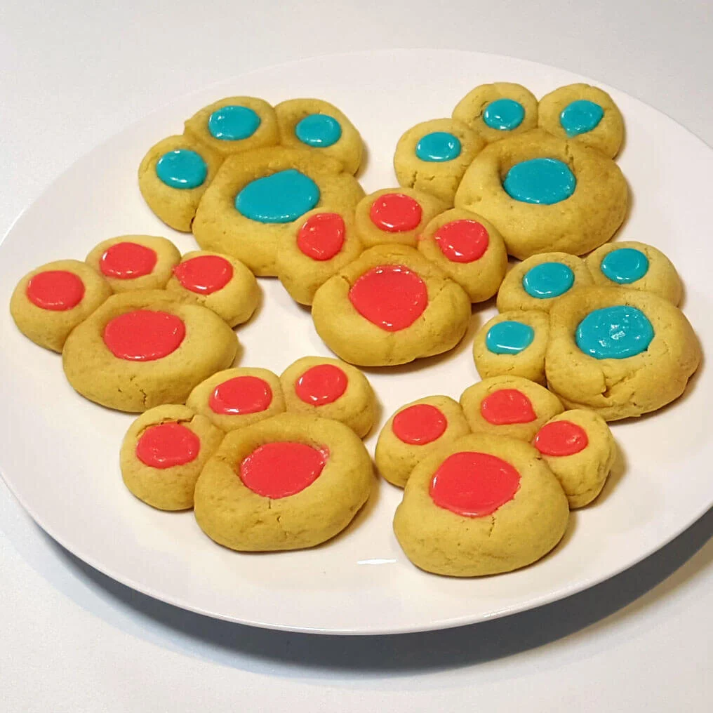 Easter Bunny Paw Print Cookies Recipe