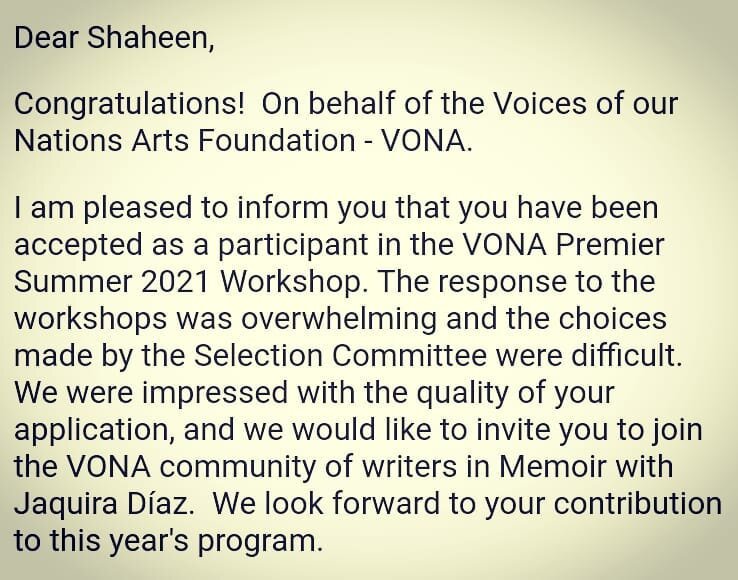 I'm in!!!! I'm so excited and honored to be a part of this group.  So looking forward to learning and growing as a writer.  Amma, somehow, some way, I'm going to get our story into the world. Promise.