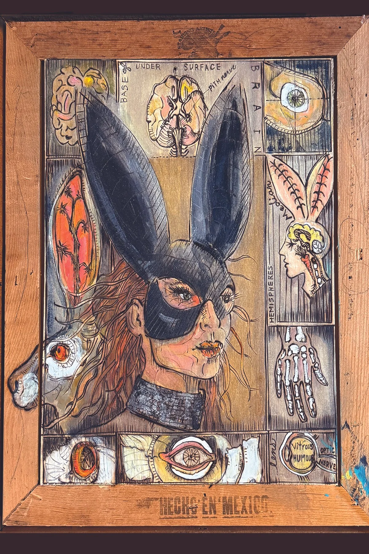 Masked Master Post Card