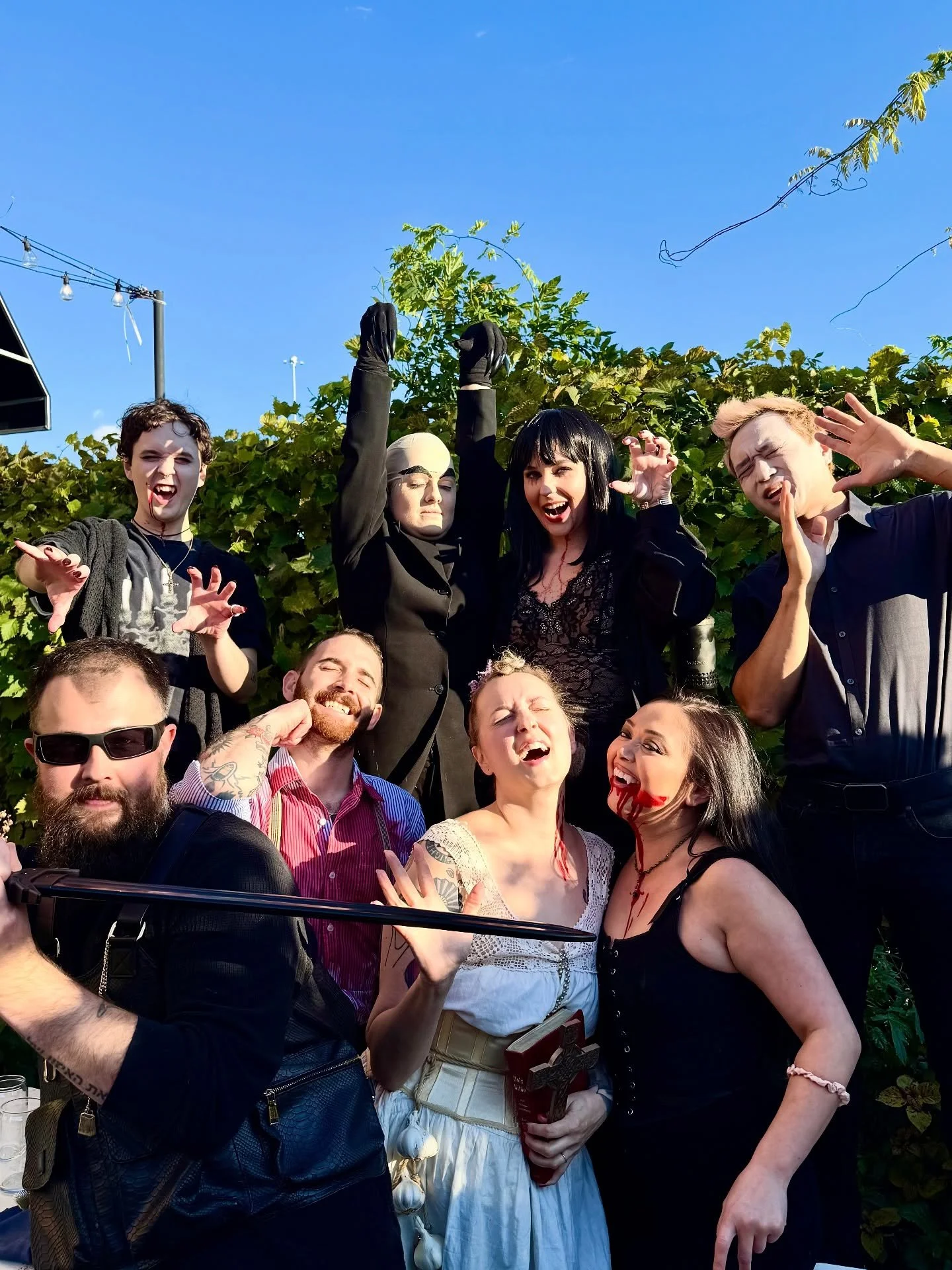 🩸🧛&zwj;♀️ Happy Halloweeeeen from the BLOODHI Vampires 🧛&zwj;♂️🩸

We came to sip&hellip; not sparkle. 🍷✨
Tonight&rsquo;s menu: Bloody good cocktails, fang-tastic bites, and bat-itude for days. 🦇

We&rsquo;re just here for the boos &hellip; and 