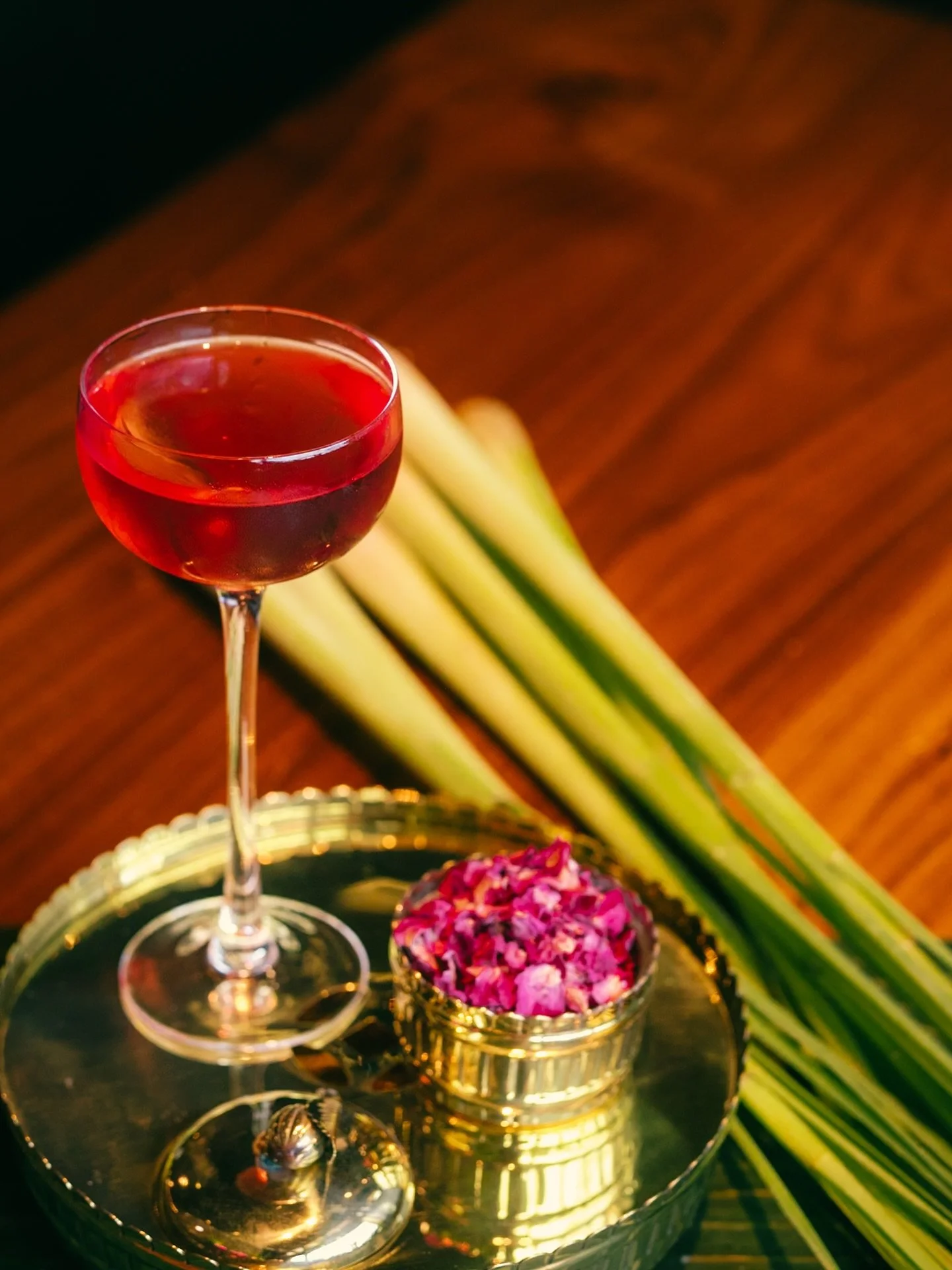 FLORAL &amp; FRAGRANT: Boozy. Rosy. Stirred. 🌹🍸

A tequila Vesper riff that leans floral and fragrant&mdash;rose-petal @sipdonfulano Fuerte, lemongrass-kissed @lascaliforniasgin, @cocchi1891 Rosa, finished with a soft rosewater mist.

Elegant, arom