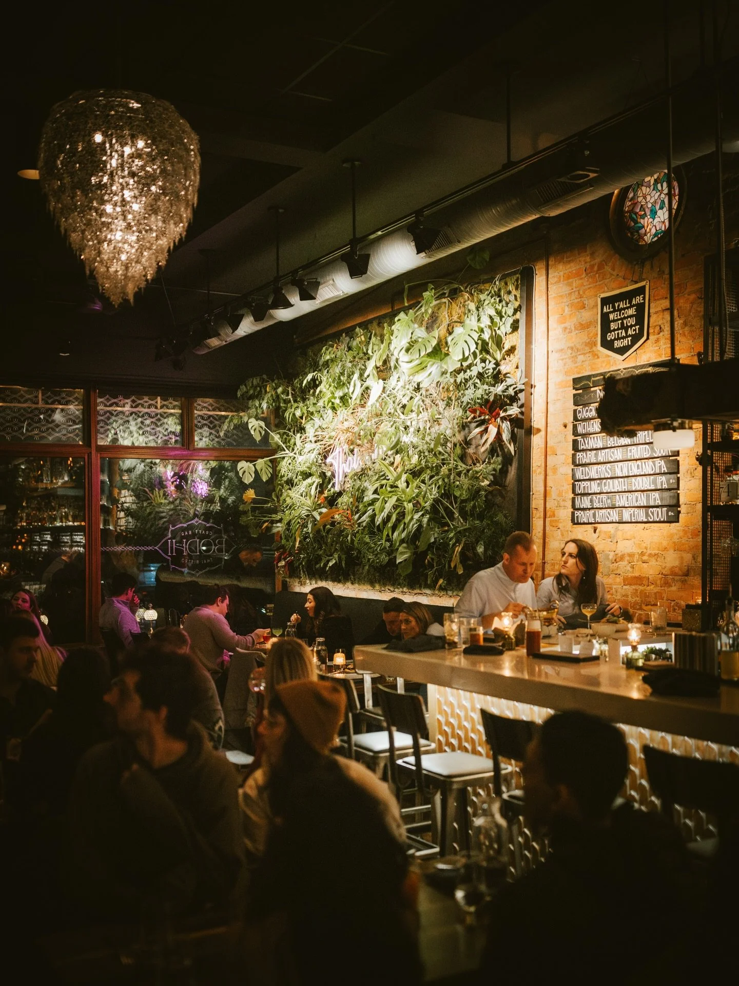 Didn&rsquo;t make it in last night? It&rsquo;s okay&hellip; the glow is still glowing. ✨

The chandelier is sparkling, the cocktails are shaking, the noodles are steaming, and the room is buzzing just right. Good food. Good cocktails. Very good vibes