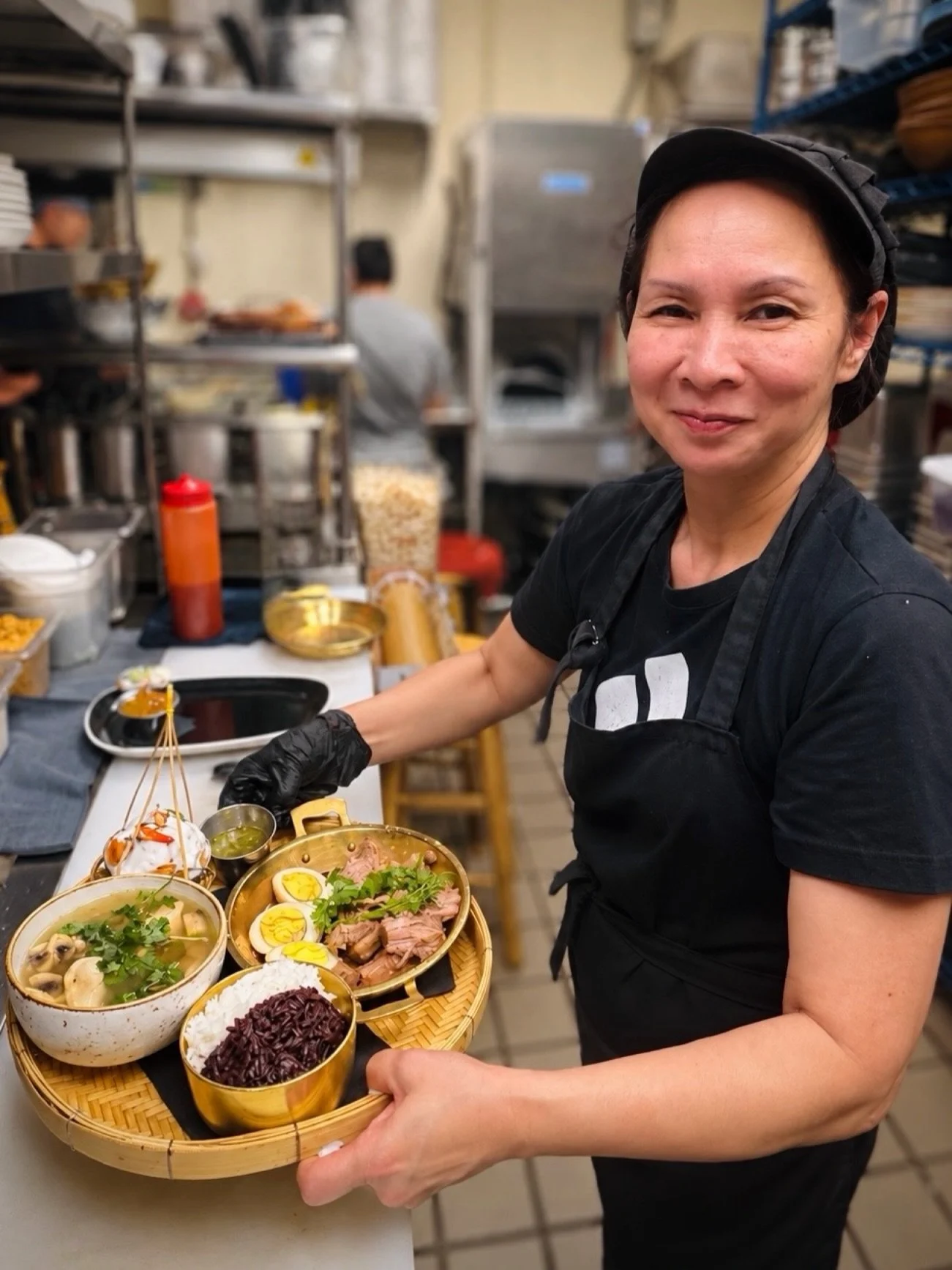 Say hi to Chef Jenny 👋🇹🇭 Straight from Bangkok and one of the hands behind our @epicureanindy Now Serving set. We wanted this menu to feel like the food we actually grew up eating at home, and Jenny helped us bring it all together. ❤️

Today is th