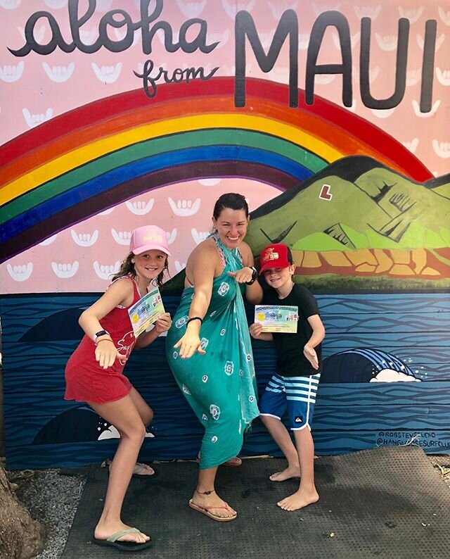 Rock stars 🏄&zwj;♂️
.
.
It was Chloe and Carson&rsquo;s 4th and last surf lesson with our fabulous surf instructor Tierra. They did a great job and ended on a high note in yesterday&rsquo;s last lesson! Enjoy the Big Island and have fun In Wailea wh