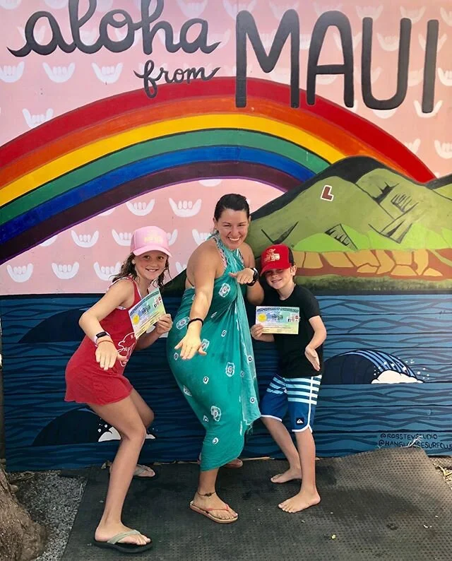 Rock stars 🏄&zwj;♂️
.
.
It was Chloe and Carson&rsquo;s 4th and last surf lesson with our fabulous surf instructor Tierra. They did a great job and ended on a high note in yesterday&rsquo;s last lesson! Enjoy the Big Island and have fun In Wailea wh