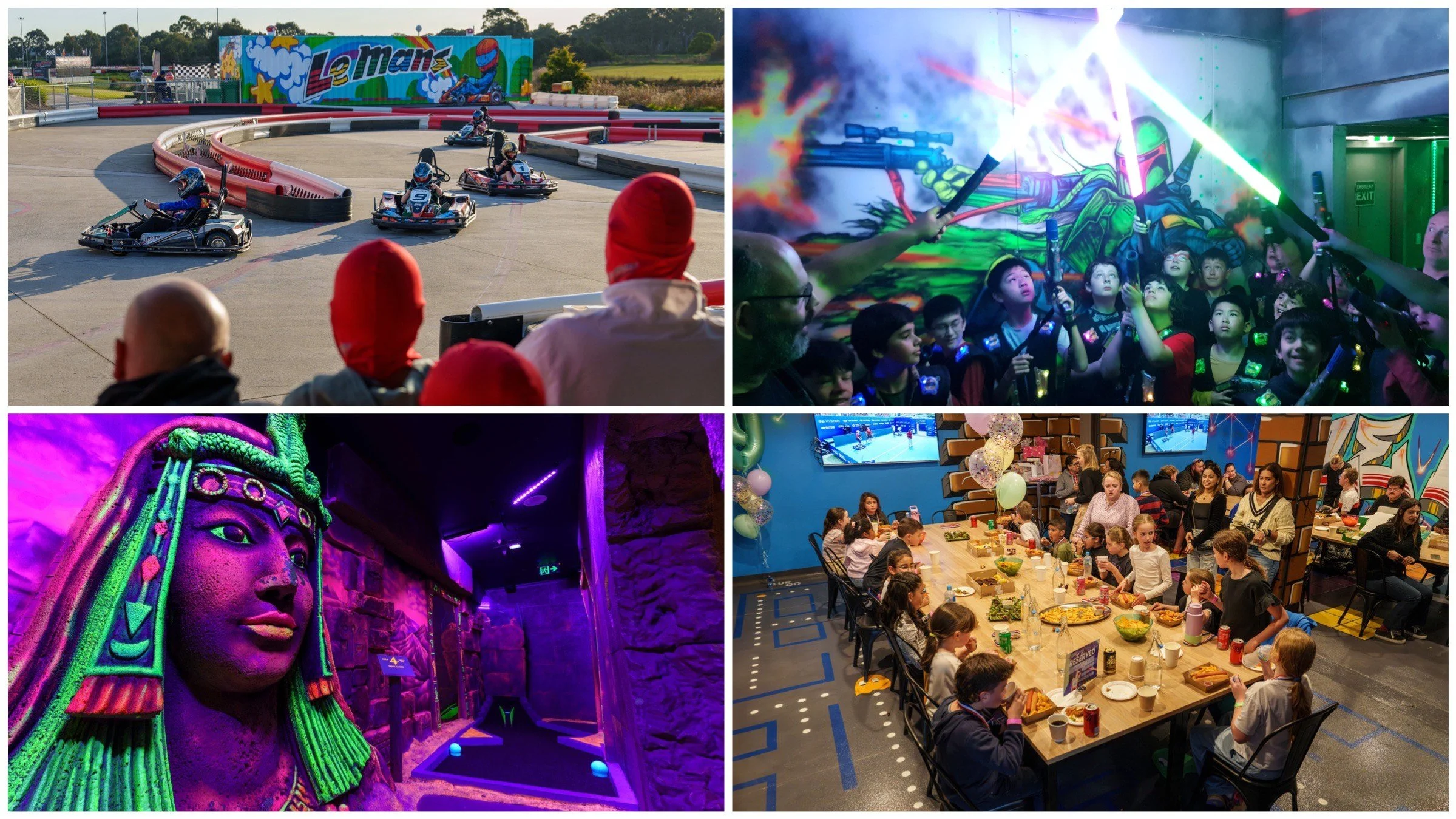 parties at le mans entertainment, dandenong south