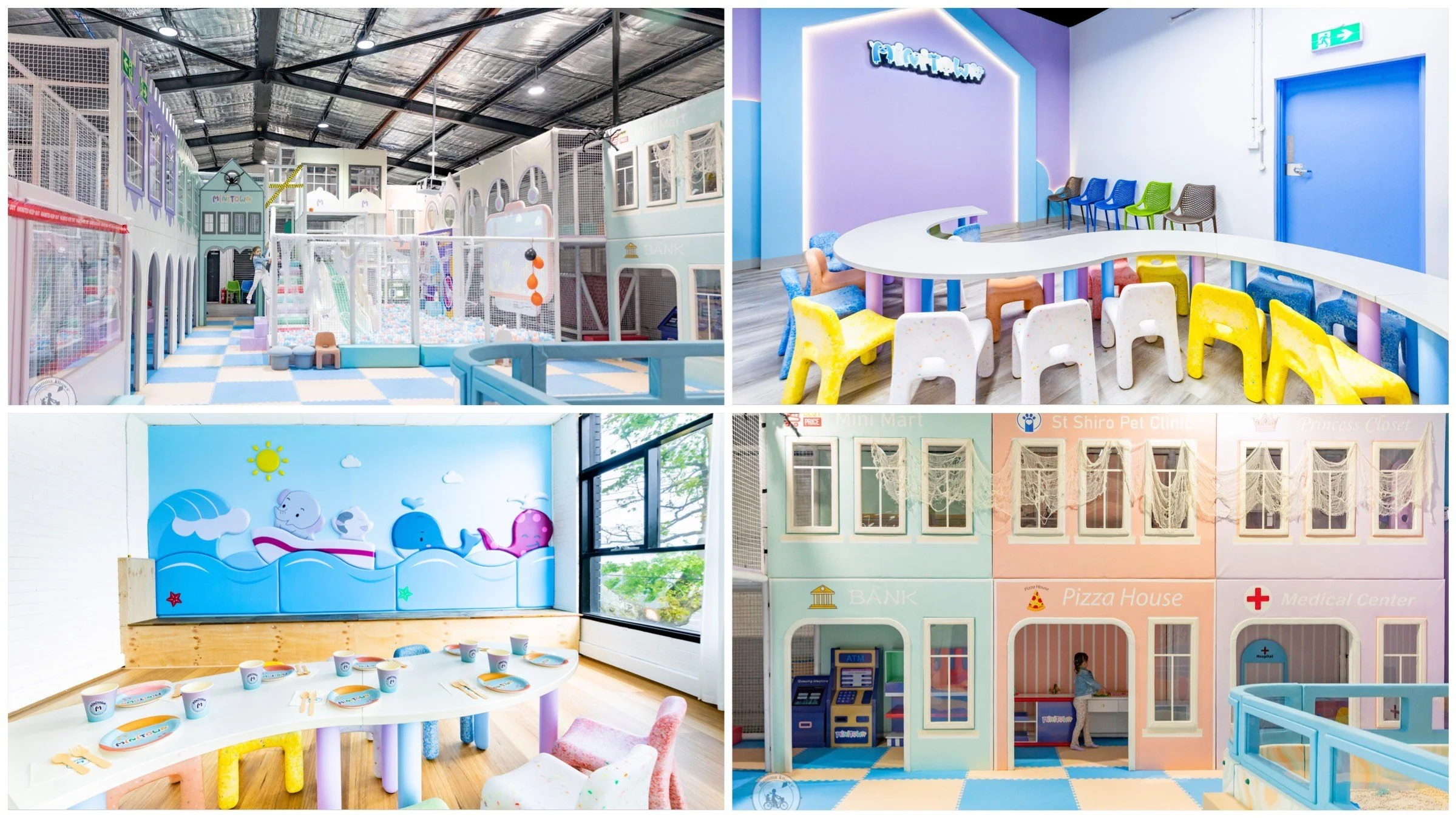 parties at minitown kids party venue, nunawading