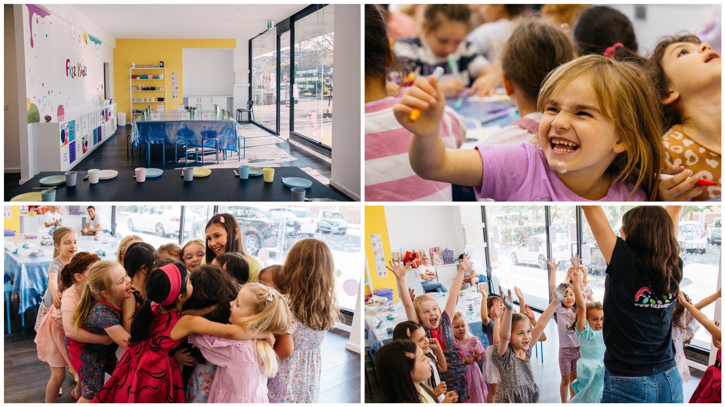 parties at fizz kidz, kingsville