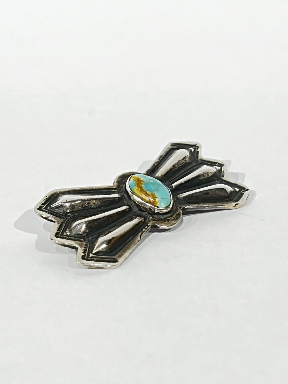 Larry Smith Firefly Turquoise Pin - ラリースミスホタルターコイズ 