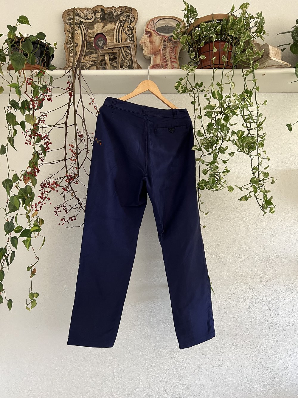 One of a kind vintage french moleskin work pants — Satoshi One of a kind vintage french moleskin work pants — Satoshi