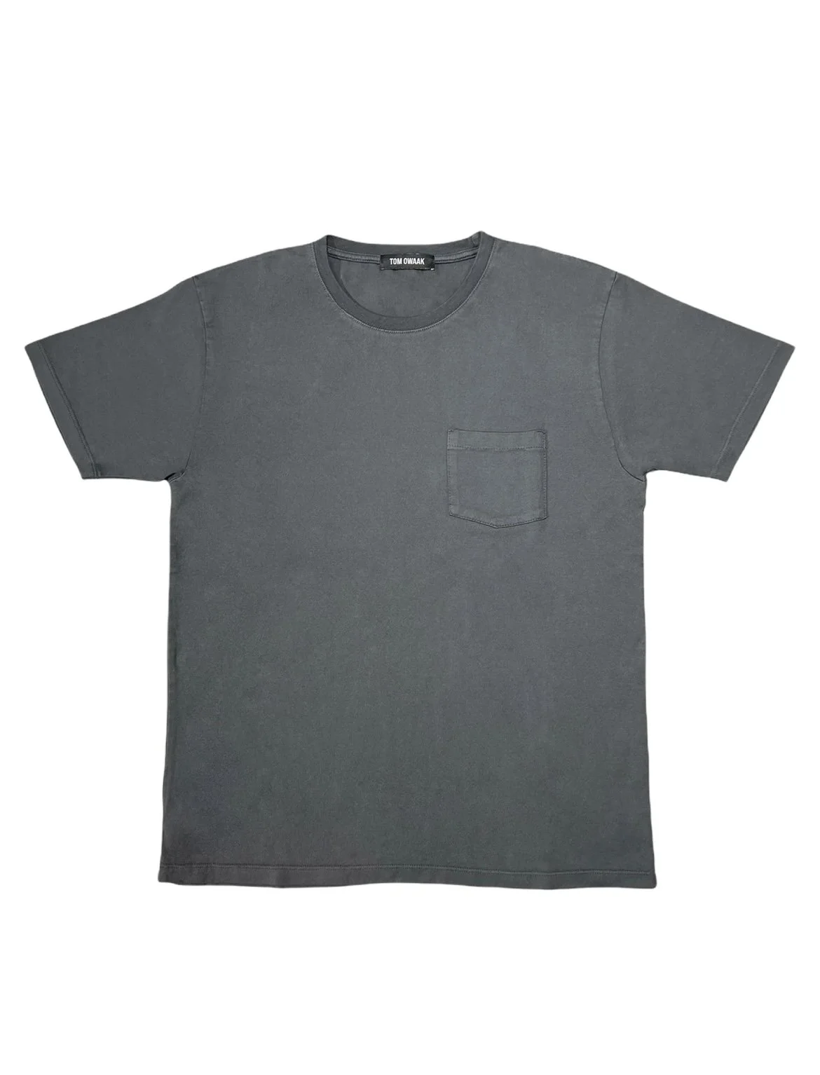 Super regular tee with pocket gray