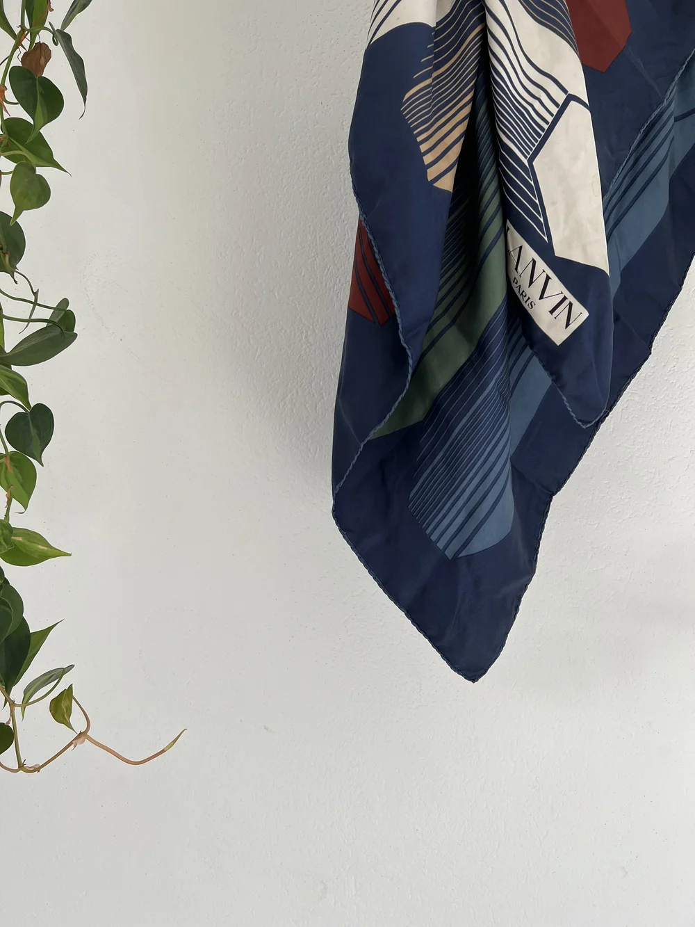 Vintage LANVIN scarf — Satoshi Kawamoto